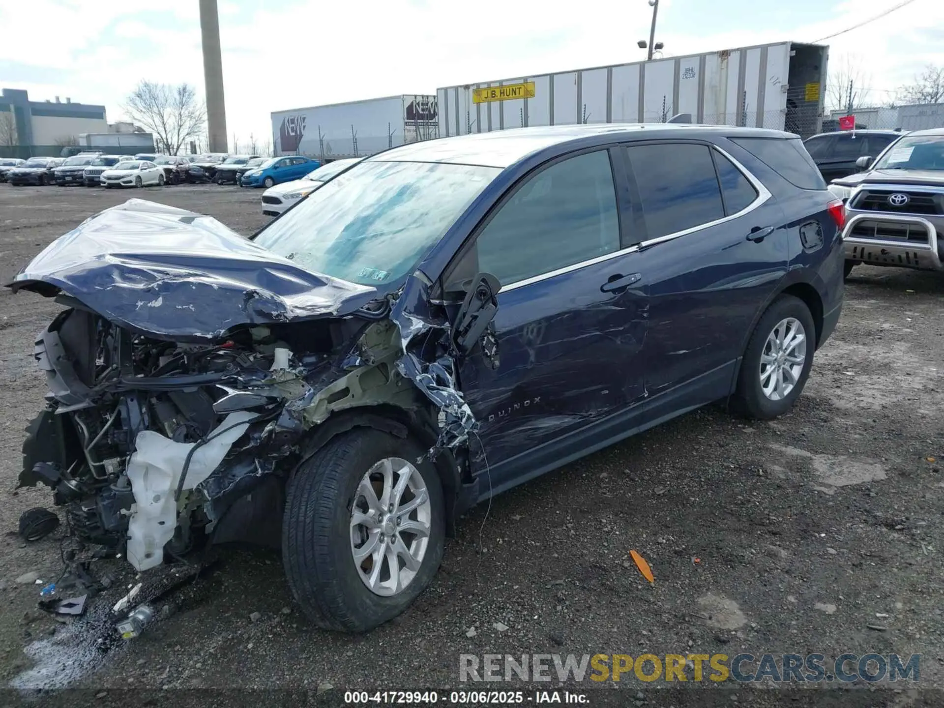 2 Photograph of a damaged car 3GNAXKEV1KL243054 CHEVROLET EQUINOX 2019