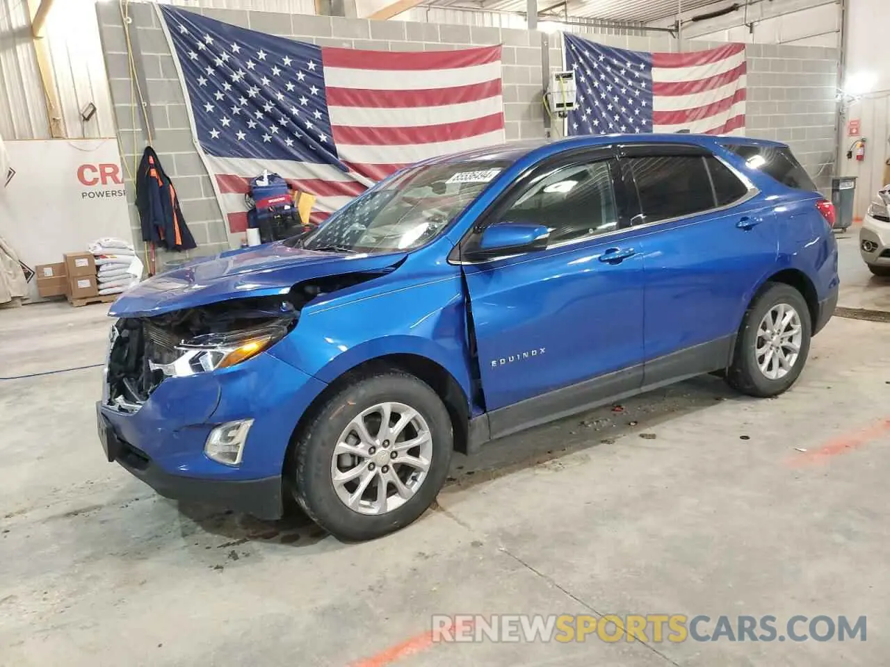 1 Photograph of a damaged car 3GNAXKEV1KS506018 CHEVROLET EQUINOX 2019