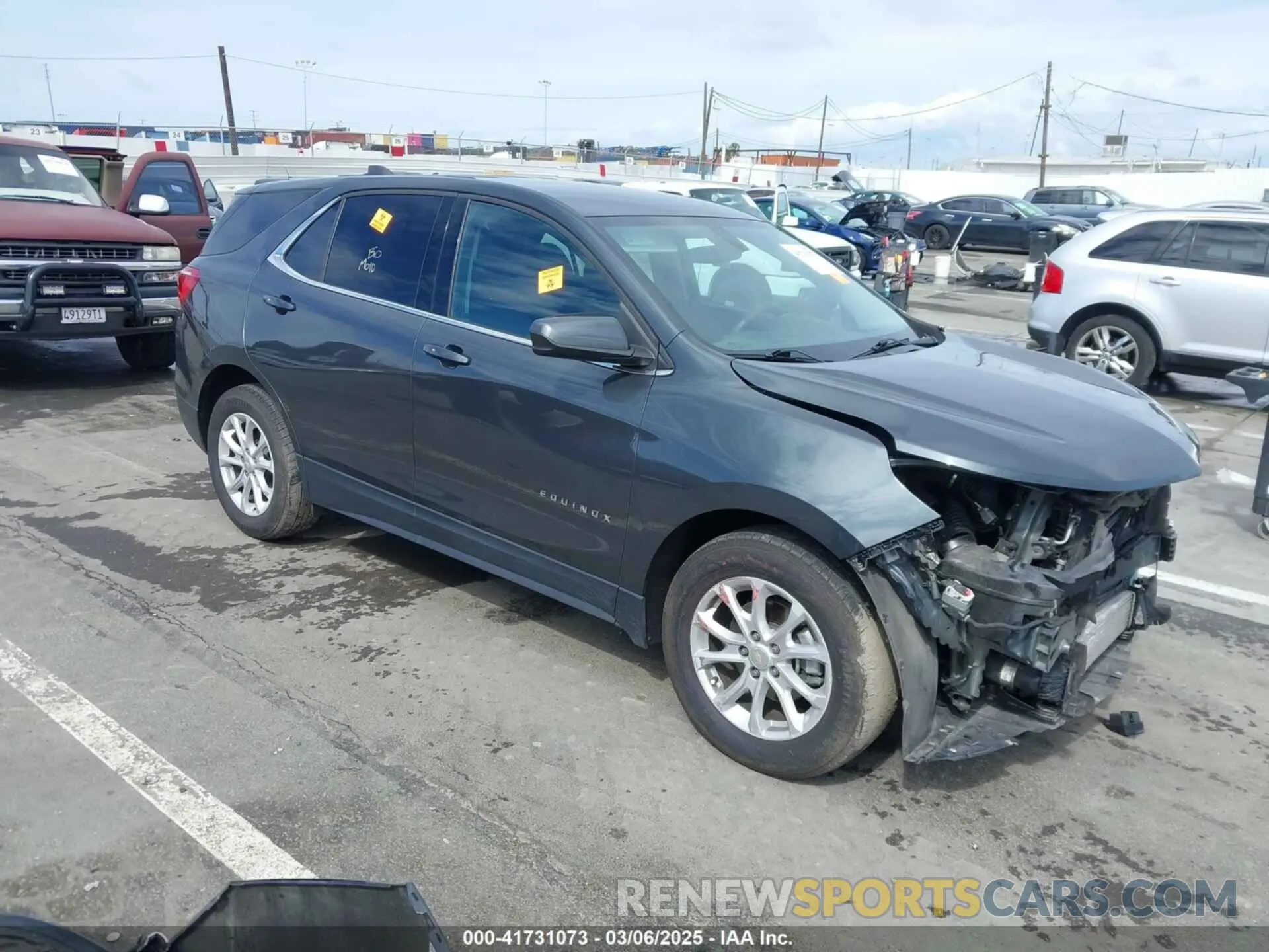1 Photograph of a damaged car 3GNAXKEV1KS506133 CHEVROLET EQUINOX 2019