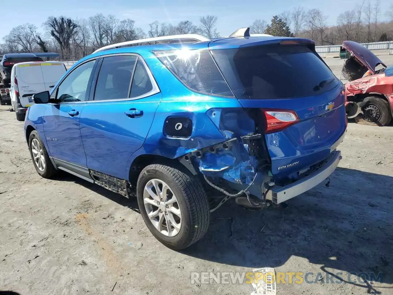 2 Photograph of a damaged car 3GNAXKEV1KS507184 CHEVROLET EQUINOX 2019