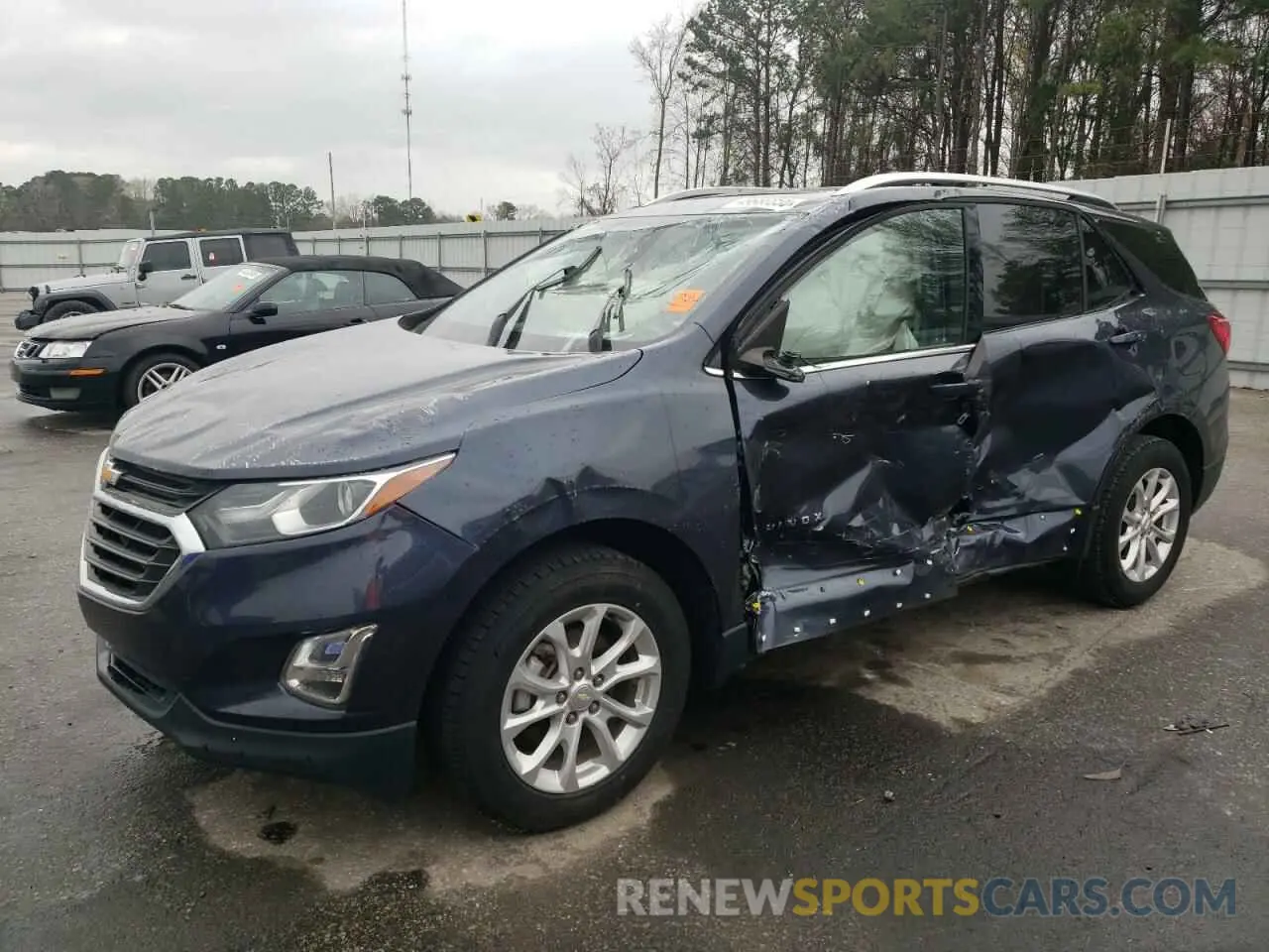 1 Photograph of a damaged car 3GNAXKEV1KS524552 CHEVROLET EQUINOX 2019