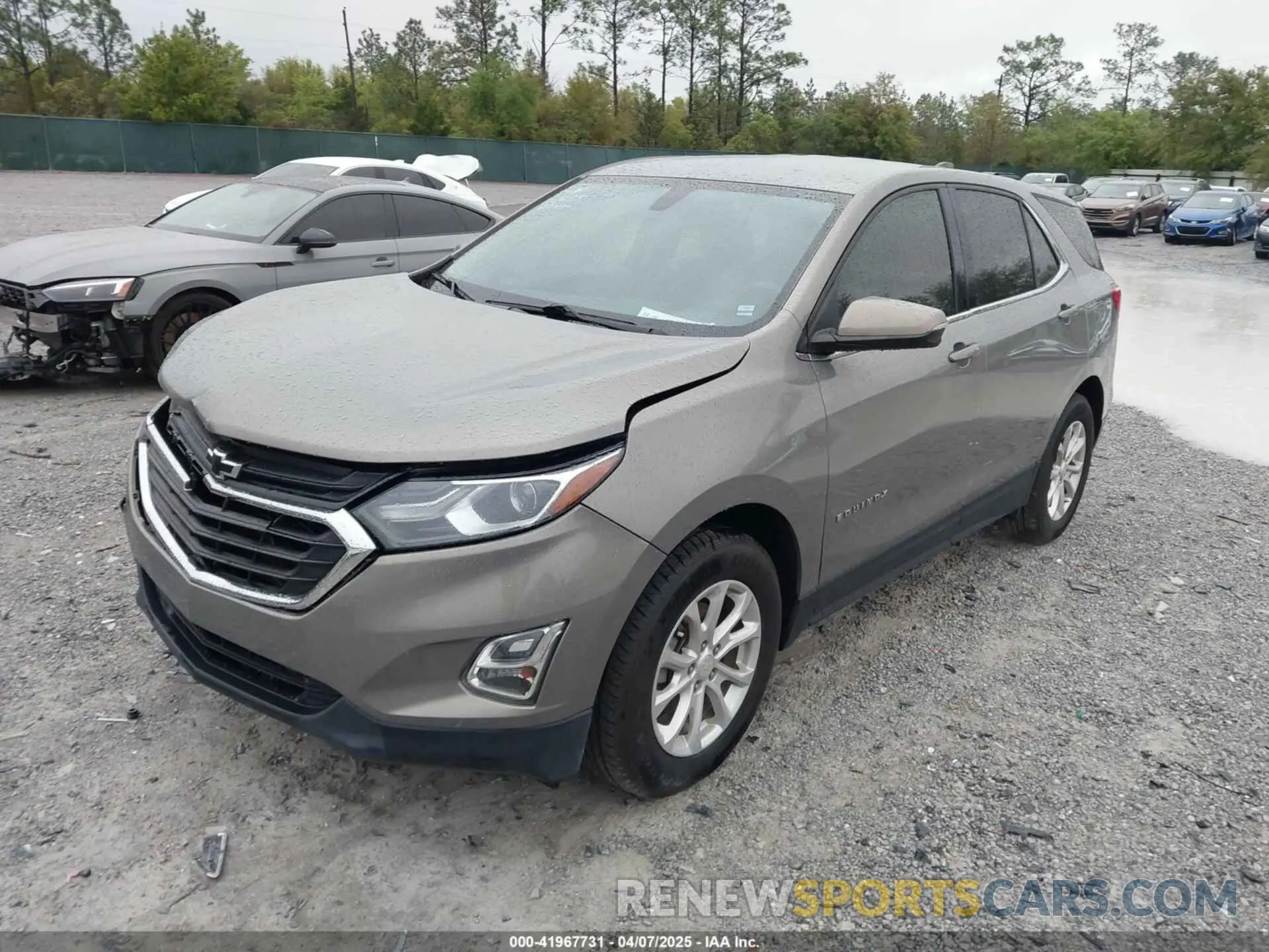2 Photograph of a damaged car 3GNAXKEV1KS541674 CHEVROLET EQUINOX 2019