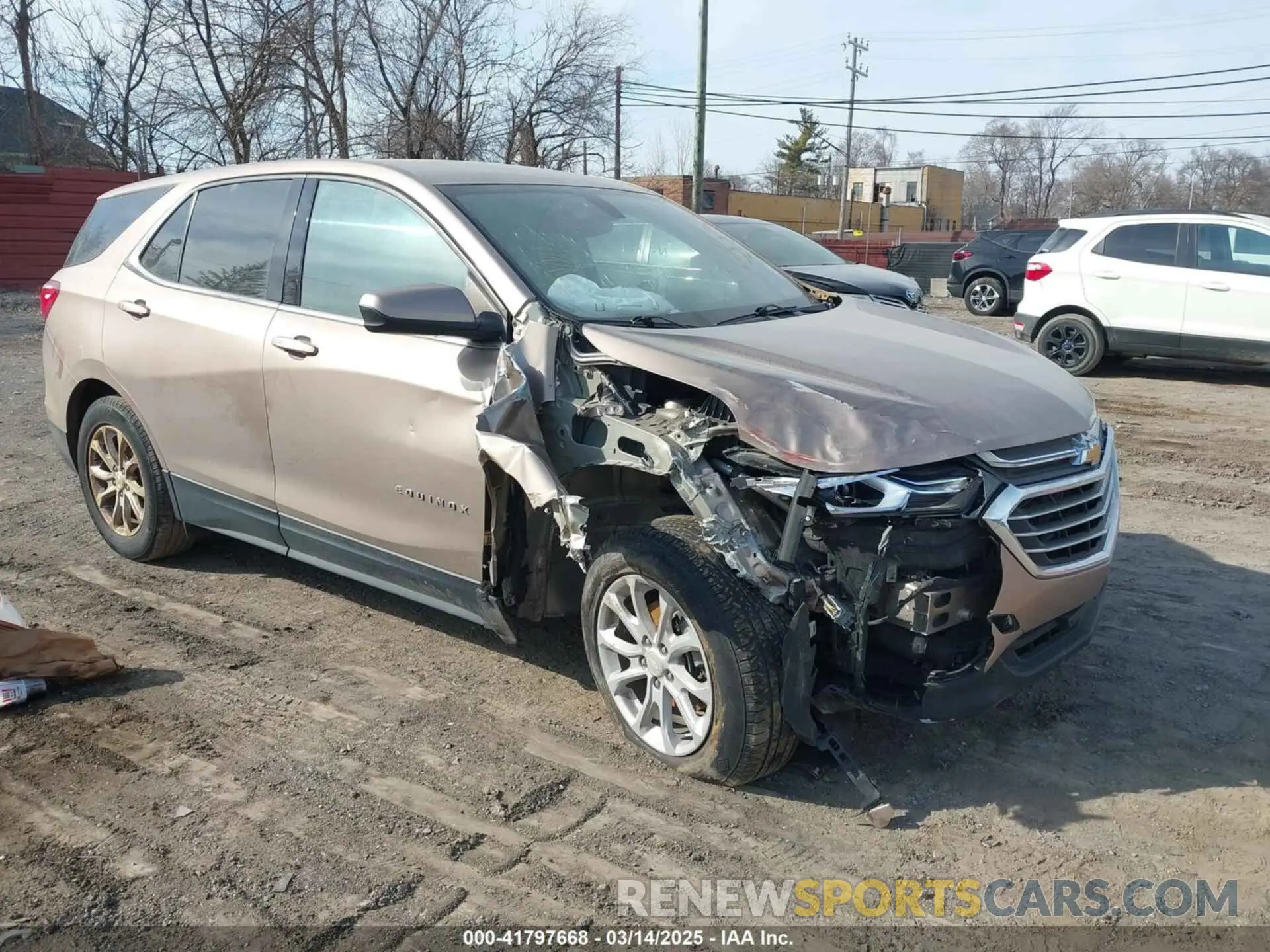 1 Photograph of a damaged car 3GNAXKEV2KL110853 CHEVROLET EQUINOX 2019