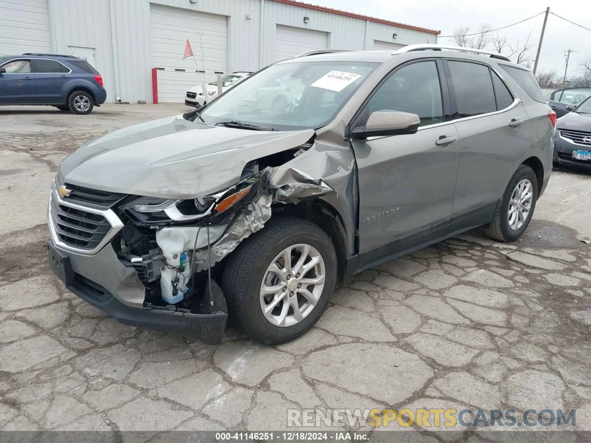 2 Photograph of a damaged car 3GNAXKEV2KS504696 CHEVROLET EQUINOX 2019