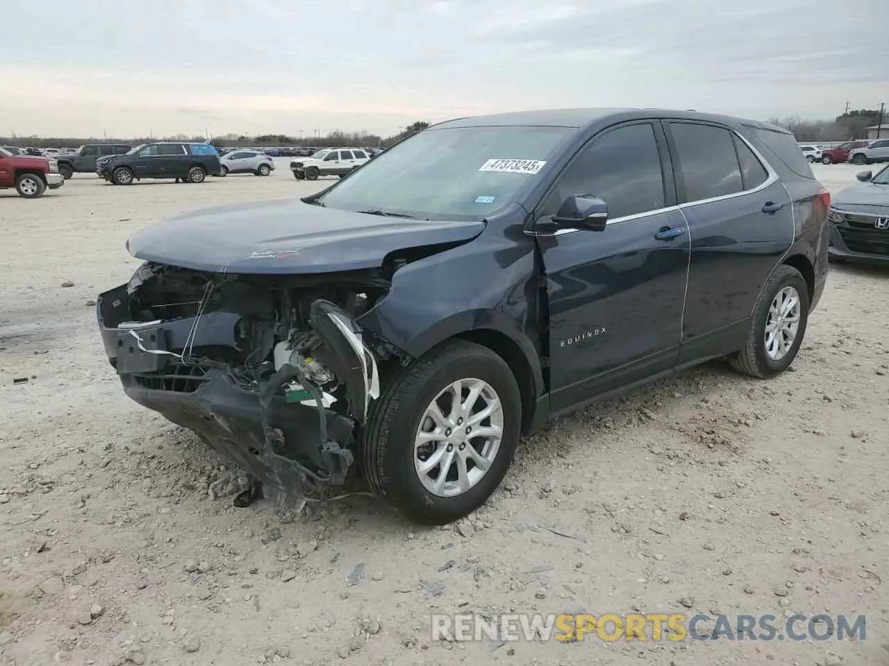 1 Photograph of a damaged car 3GNAXKEV2KS529954 CHEVROLET EQUINOX 2019