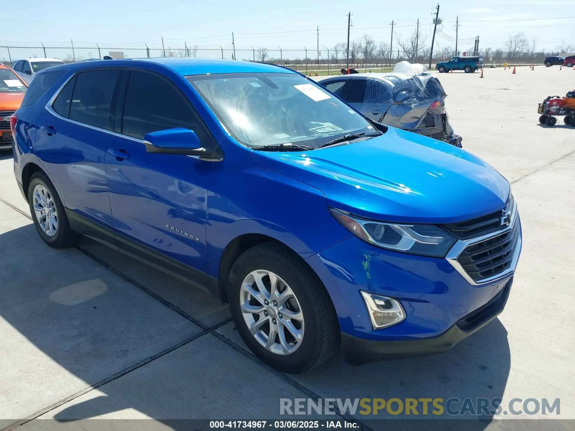1 Photograph of a damaged car 3GNAXKEV2KS544048 CHEVROLET EQUINOX 2019