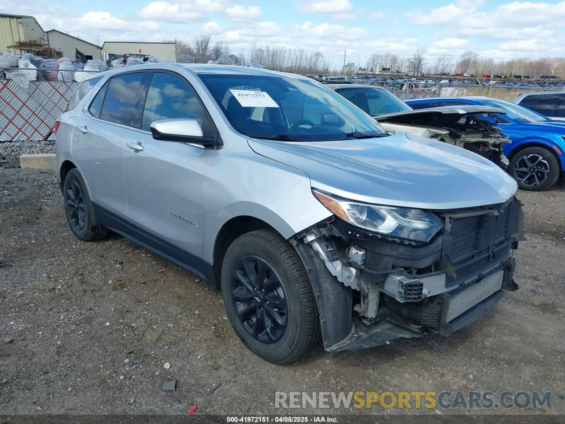 1 Photograph of a damaged car 3GNAXKEV2KS571945 CHEVROLET EQUINOX 2019