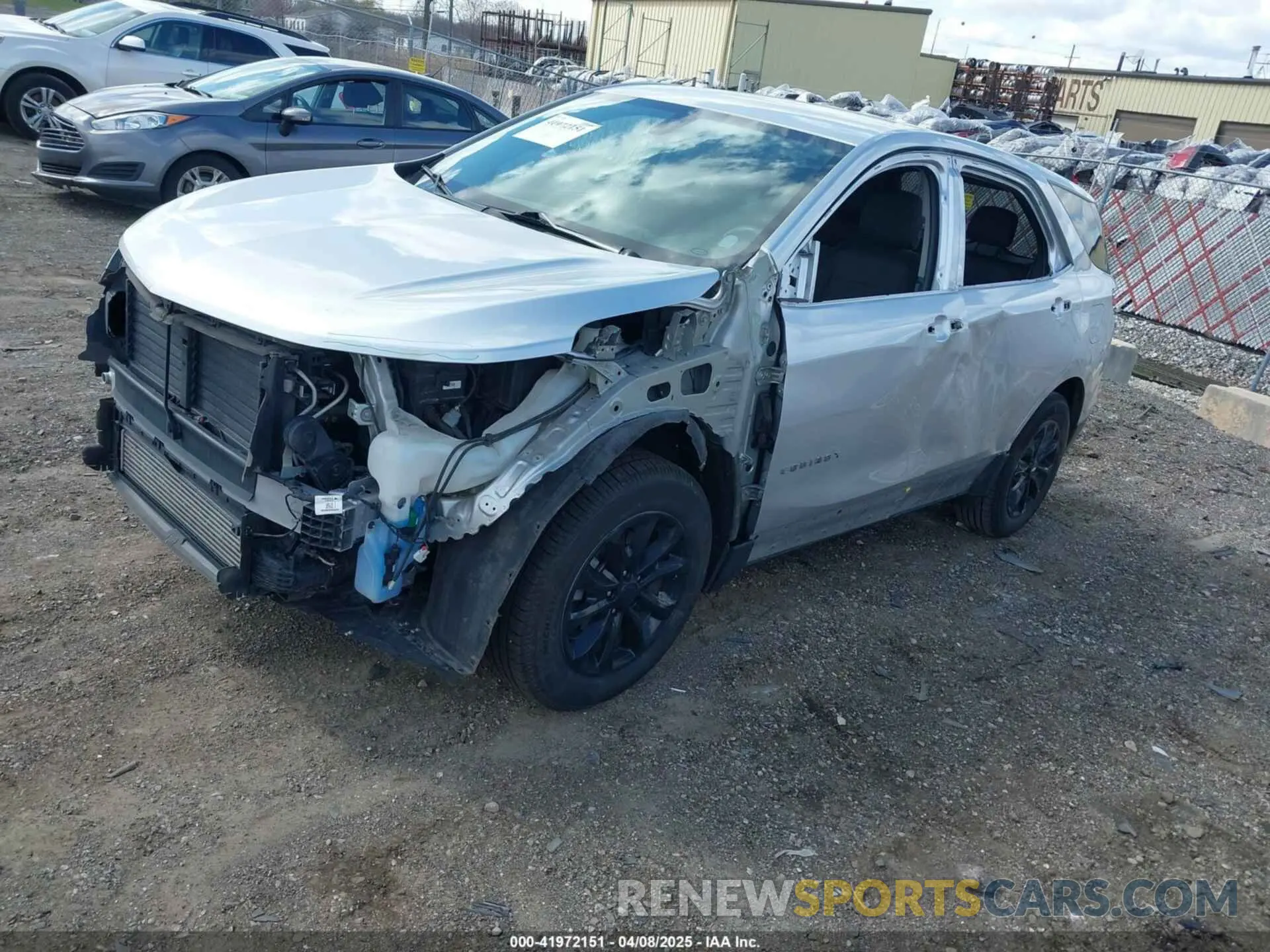 2 Photograph of a damaged car 3GNAXKEV2KS571945 CHEVROLET EQUINOX 2019