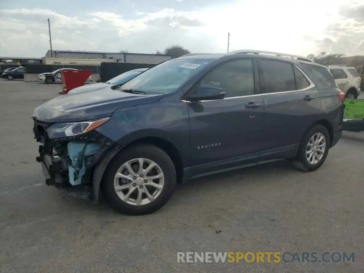 1 Photograph of a damaged car 3GNAXKEV3KS505355 CHEVROLET EQUINOX 2019