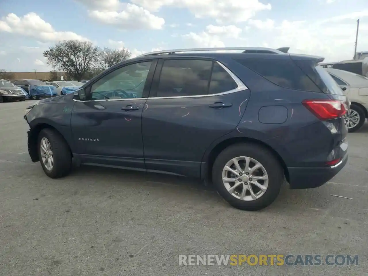 2 Photograph of a damaged car 3GNAXKEV3KS505355 CHEVROLET EQUINOX 2019