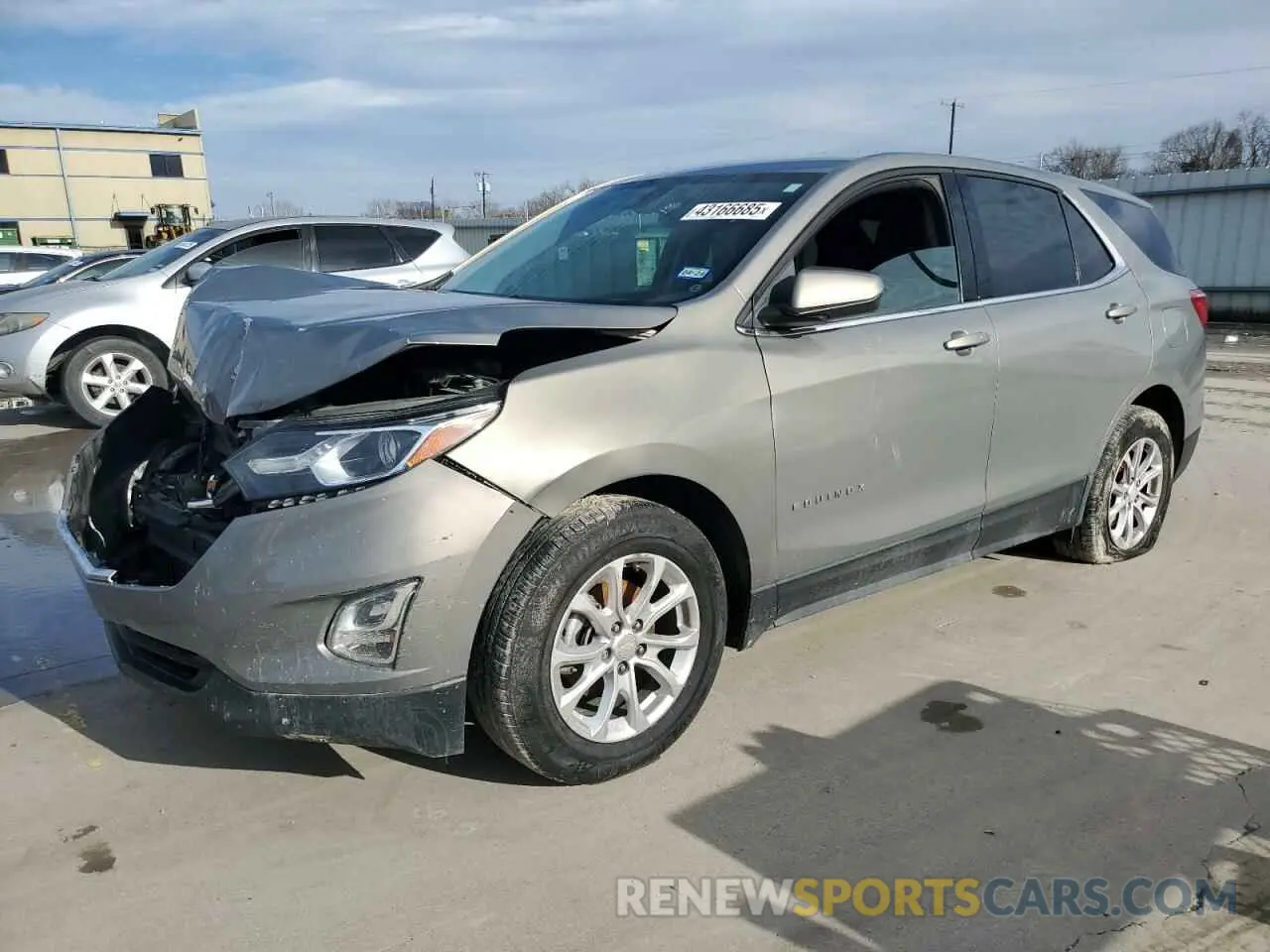 1 Photograph of a damaged car 3GNAXKEV3KS527887 CHEVROLET EQUINOX 2019