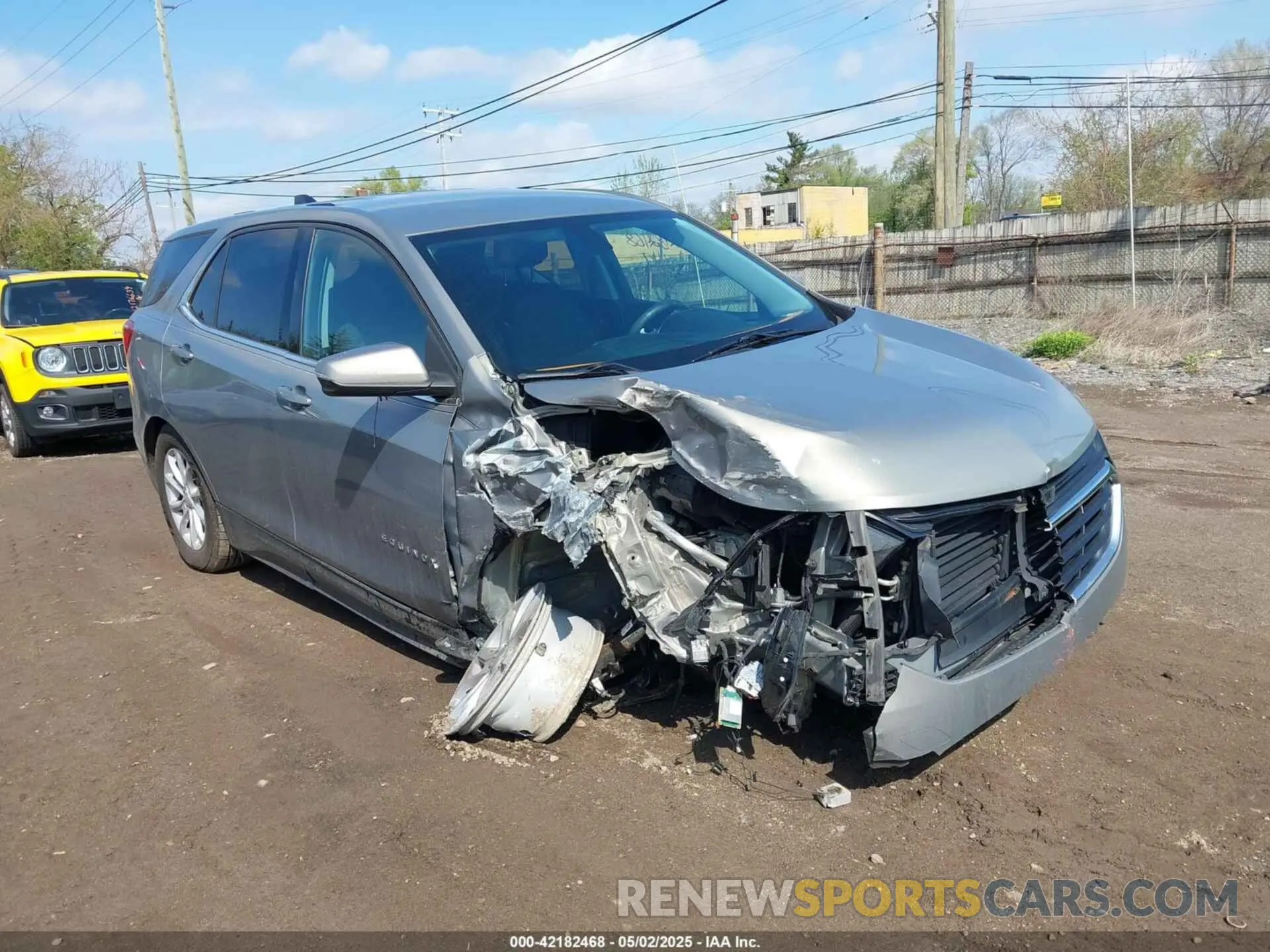 1 Photograph of a damaged car 3GNAXKEV3KS547069 CHEVROLET EQUINOX 2019