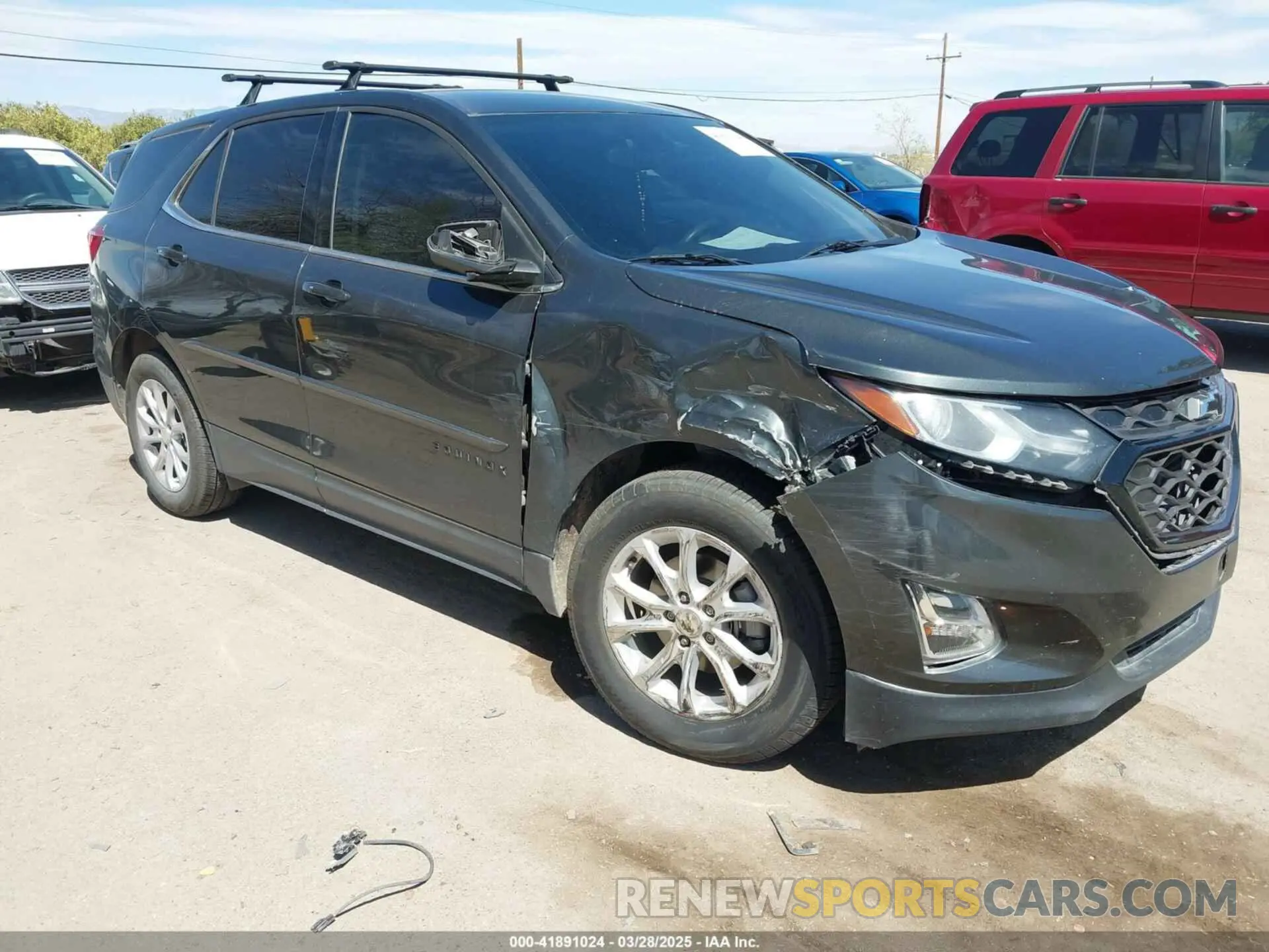 1 Photograph of a damaged car 3GNAXKEV3KS627116 CHEVROLET EQUINOX 2019