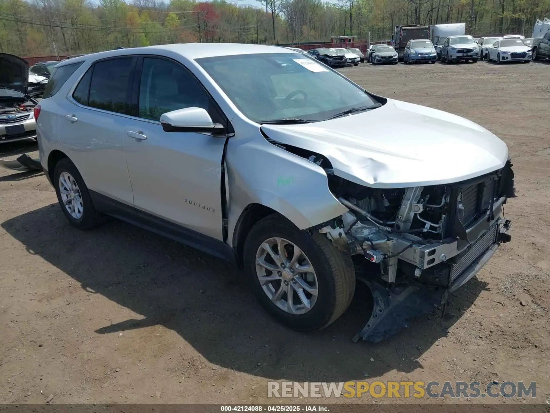 1 Photograph of a damaged car 3GNAXKEV3KS647429 CHEVROLET EQUINOX 2019