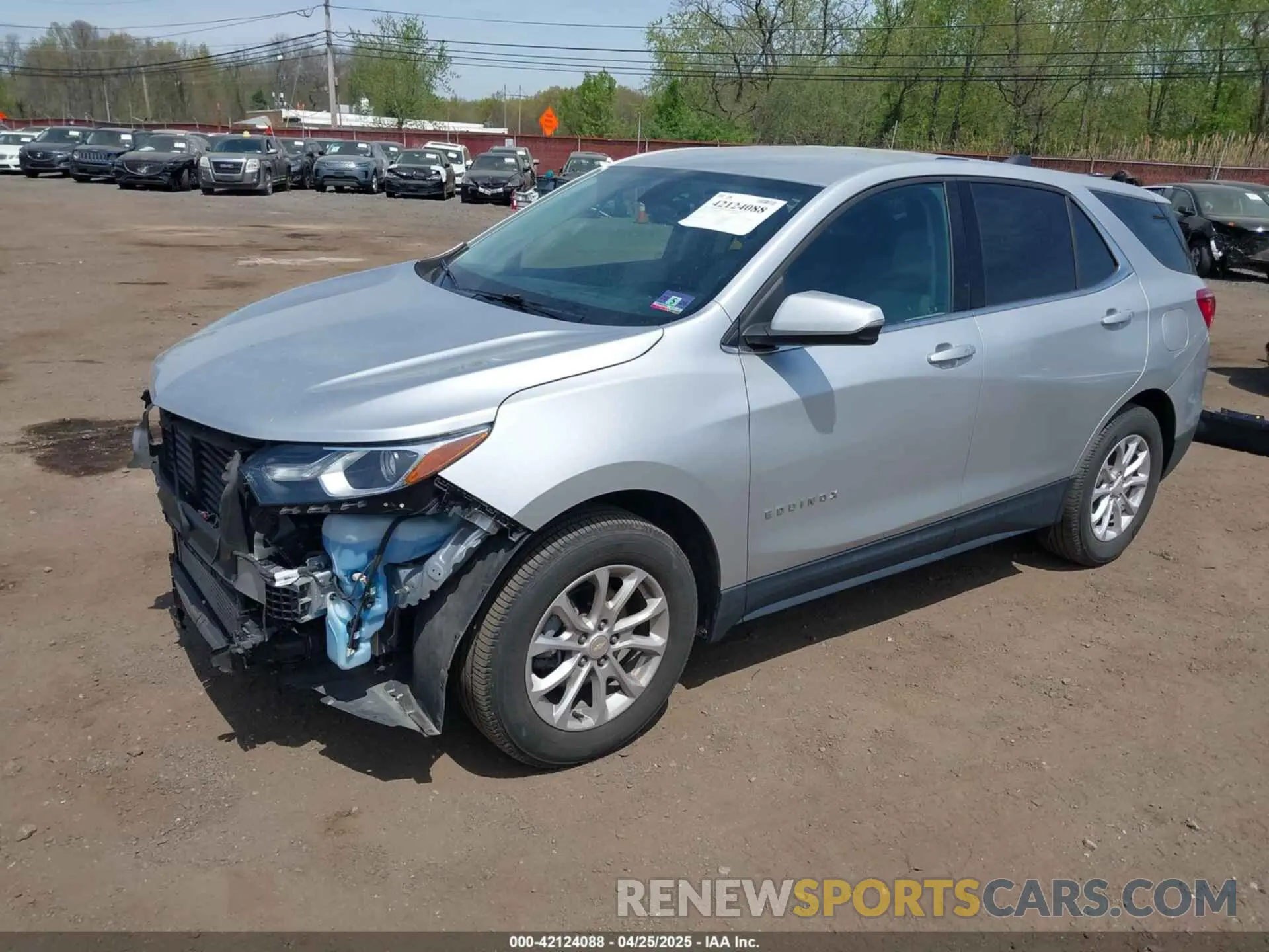 2 Photograph of a damaged car 3GNAXKEV3KS647429 CHEVROLET EQUINOX 2019