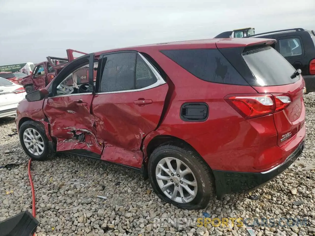2 Photograph of a damaged car 3GNAXKEV3KS676560 CHEVROLET EQUINOX 2019