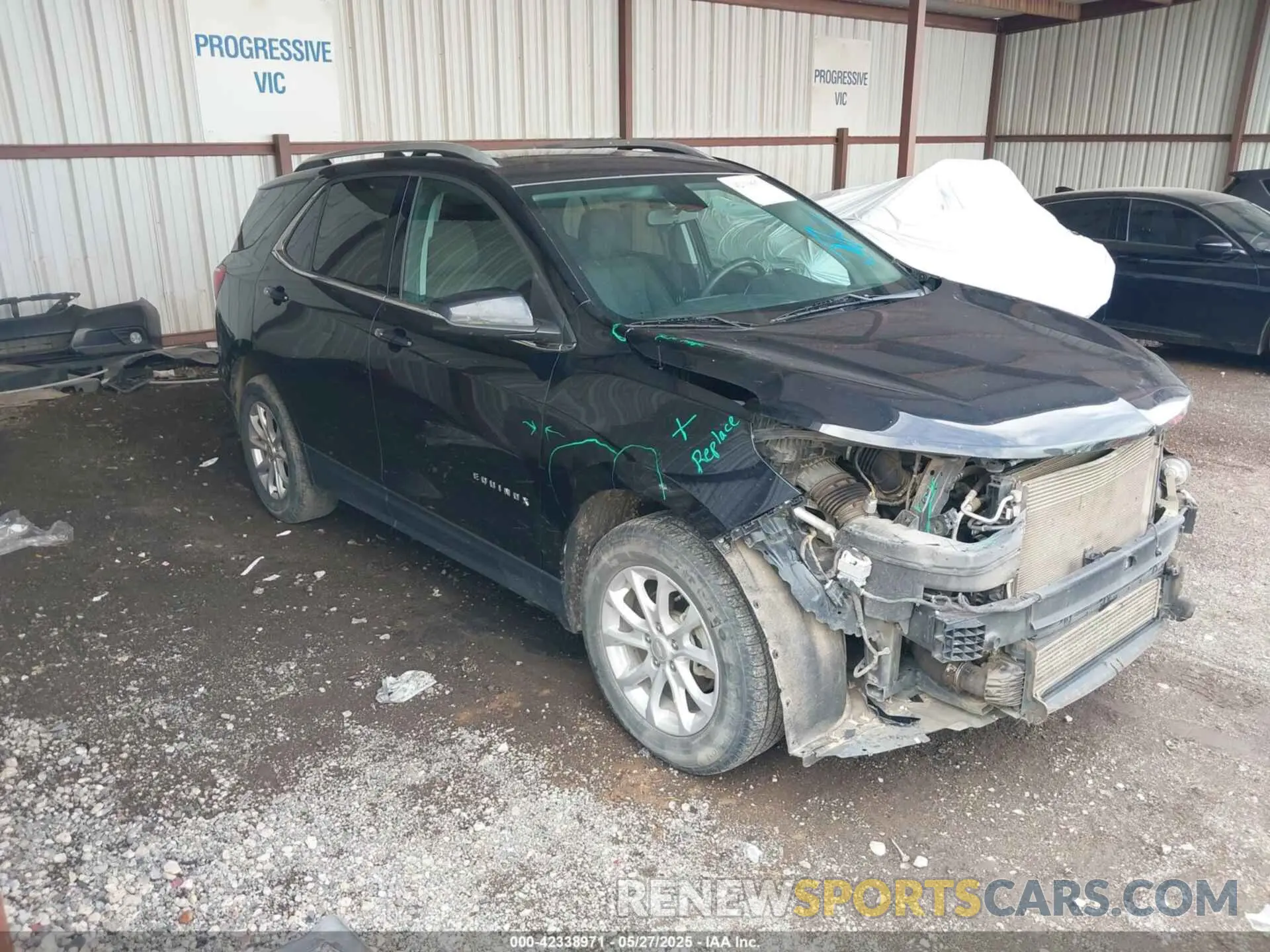 1 Photograph of a damaged car 3GNAXKEV4KL285458 CHEVROLET EQUINOX 2019