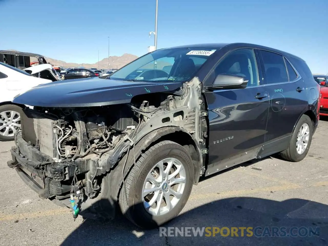 1 Photograph of a damaged car 3GNAXKEV4KS575267 CHEVROLET EQUINOX 2019