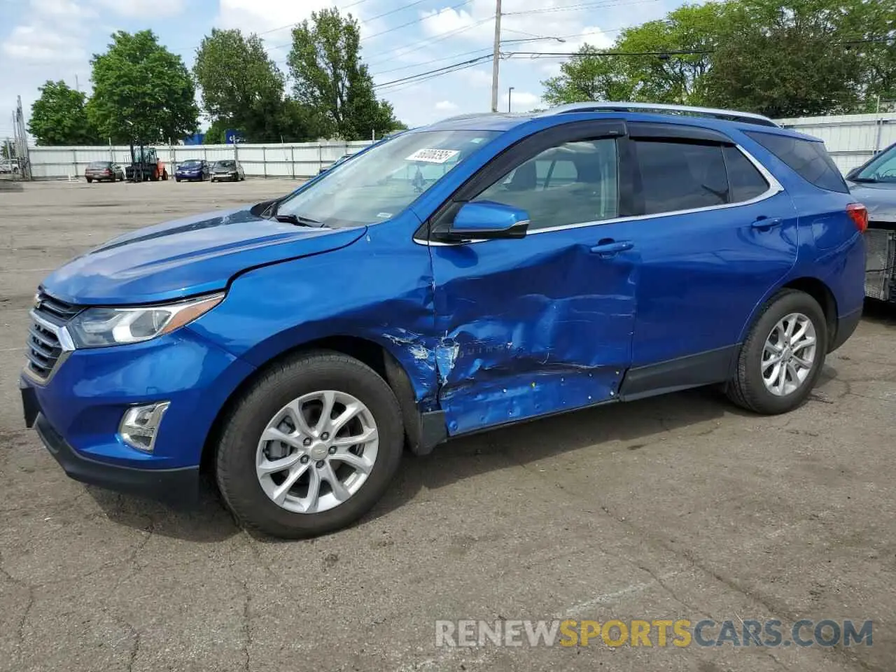 1 Photograph of a damaged car 3GNAXKEV4KS627853 CHEVROLET EQUINOX 2019