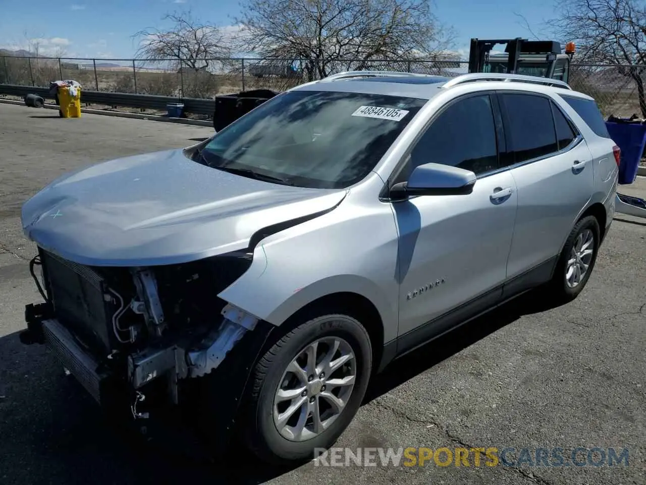 1 Photograph of a damaged car 3GNAXKEV5KS582910 CHEVROLET EQUINOX 2019