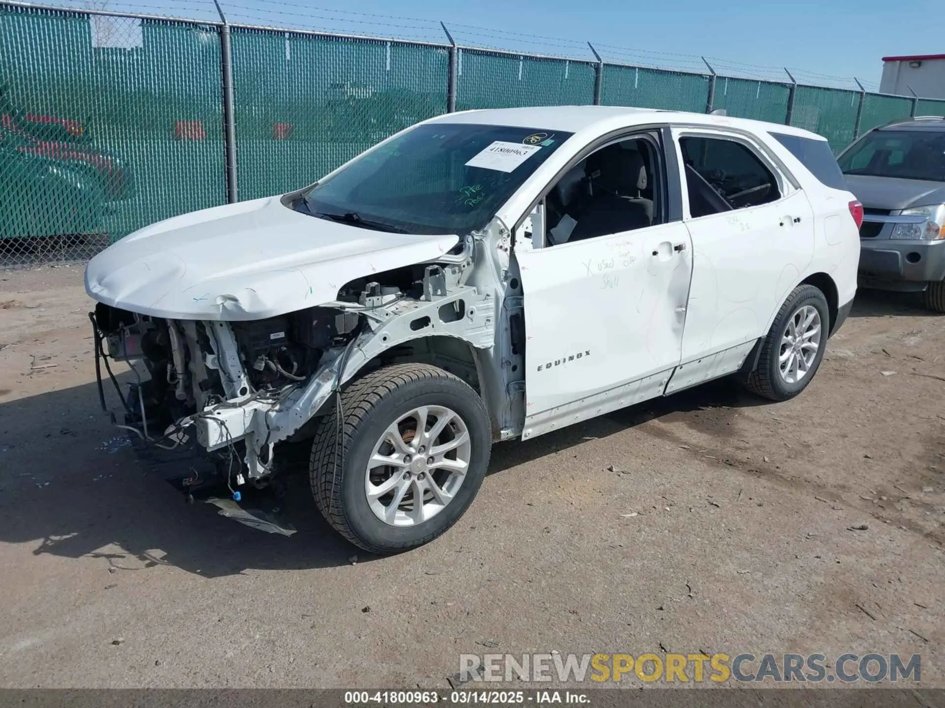 2 Photograph of a damaged car 3GNAXKEV5KS604260 CHEVROLET EQUINOX 2019
