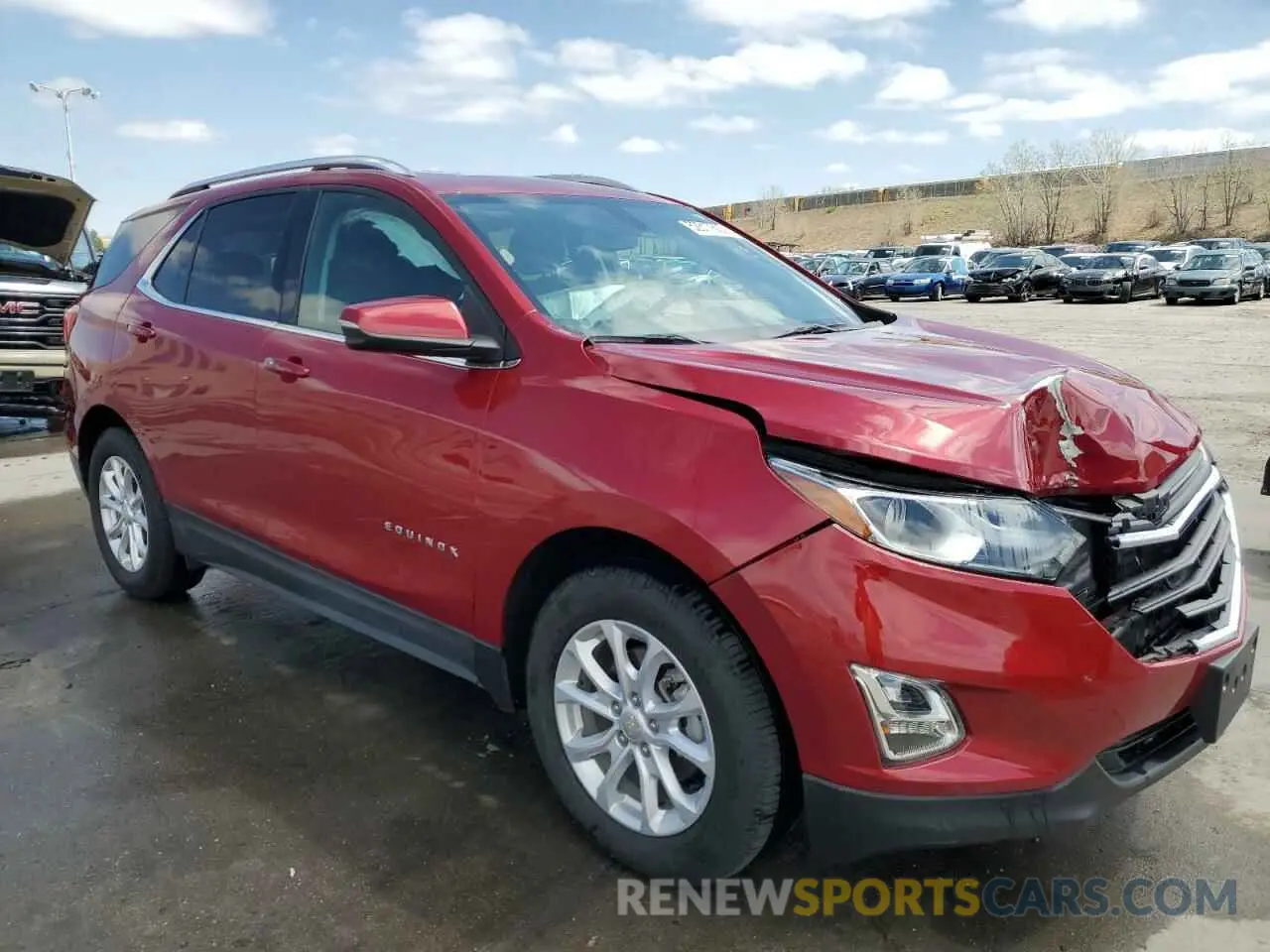 4 Photograph of a damaged car 3GNAXKEV5KS637209 CHEVROLET EQUINOX 2019