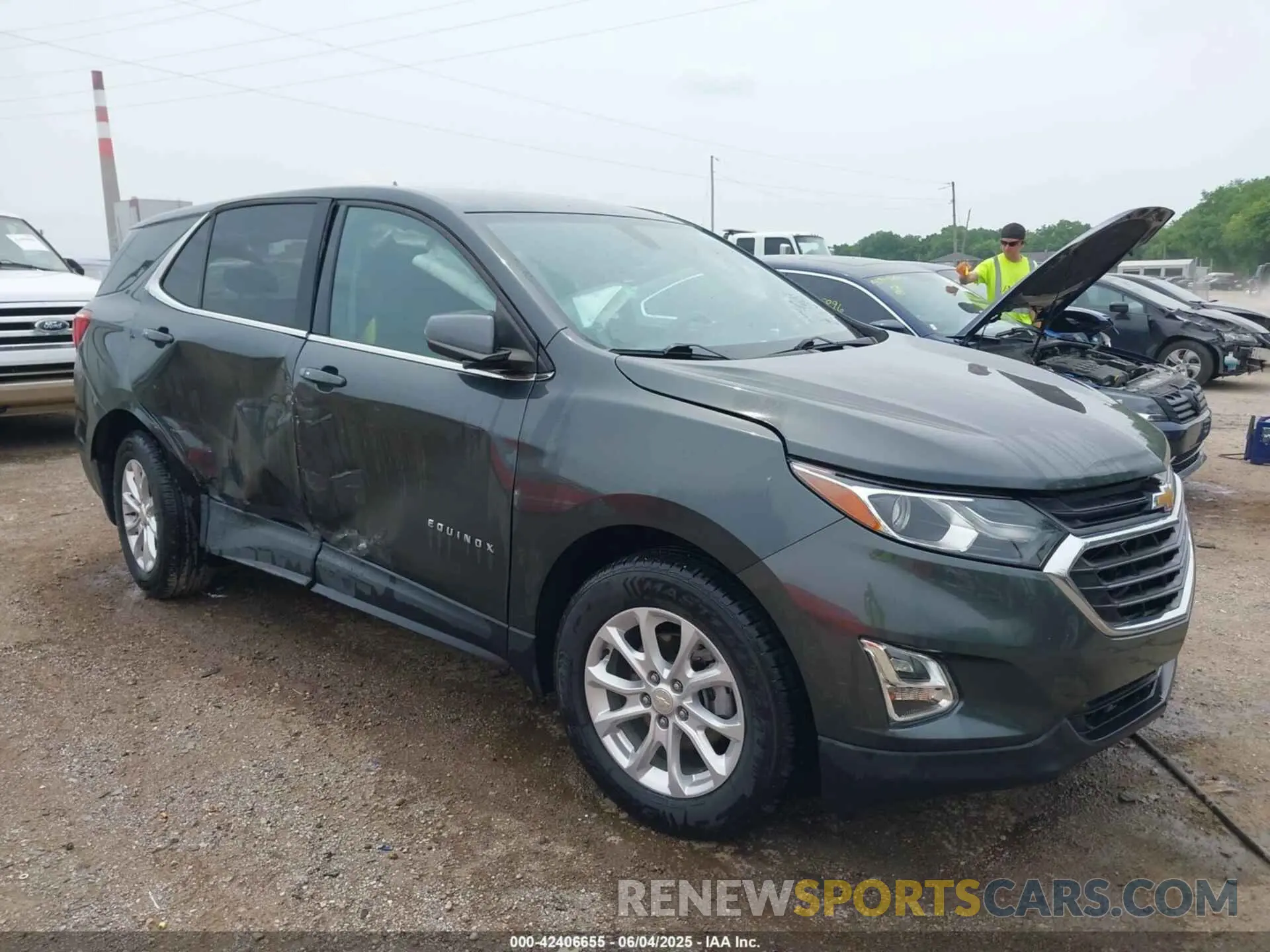 1 Photograph of a damaged car 3GNAXKEV6KS574718 CHEVROLET EQUINOX 2019