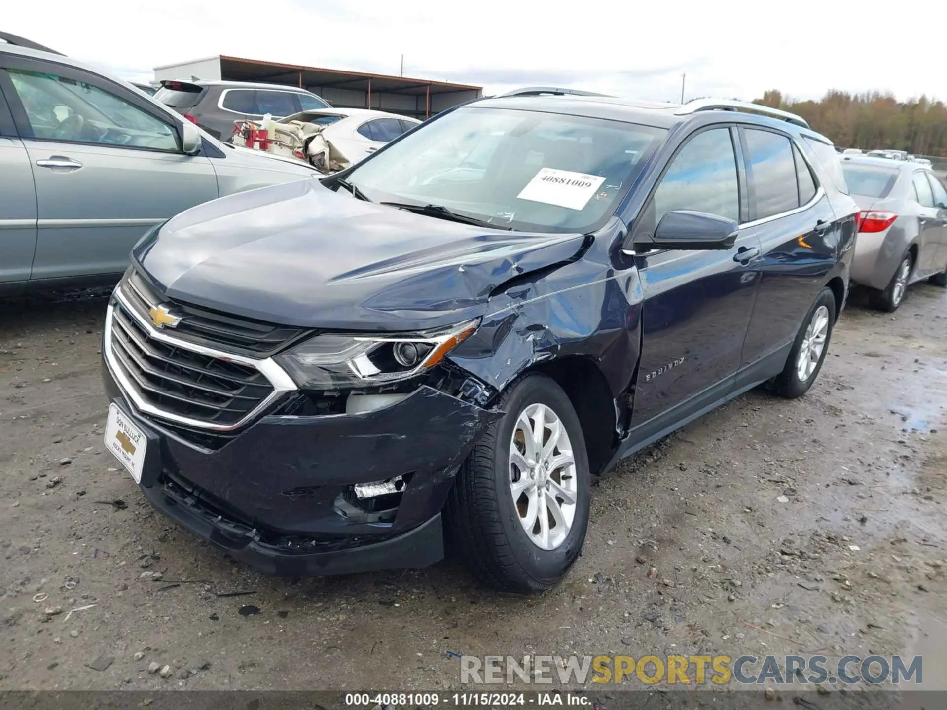 2 Photograph of a damaged car 3GNAXKEV7KL105860 CHEVROLET EQUINOX 2019