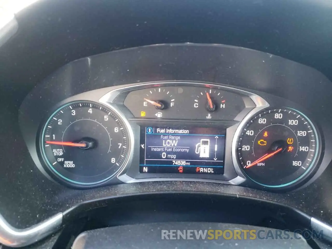 9 Photograph of a damaged car 3GNAXKEV7KL175116 CHEVROLET EQUINOX 2019
