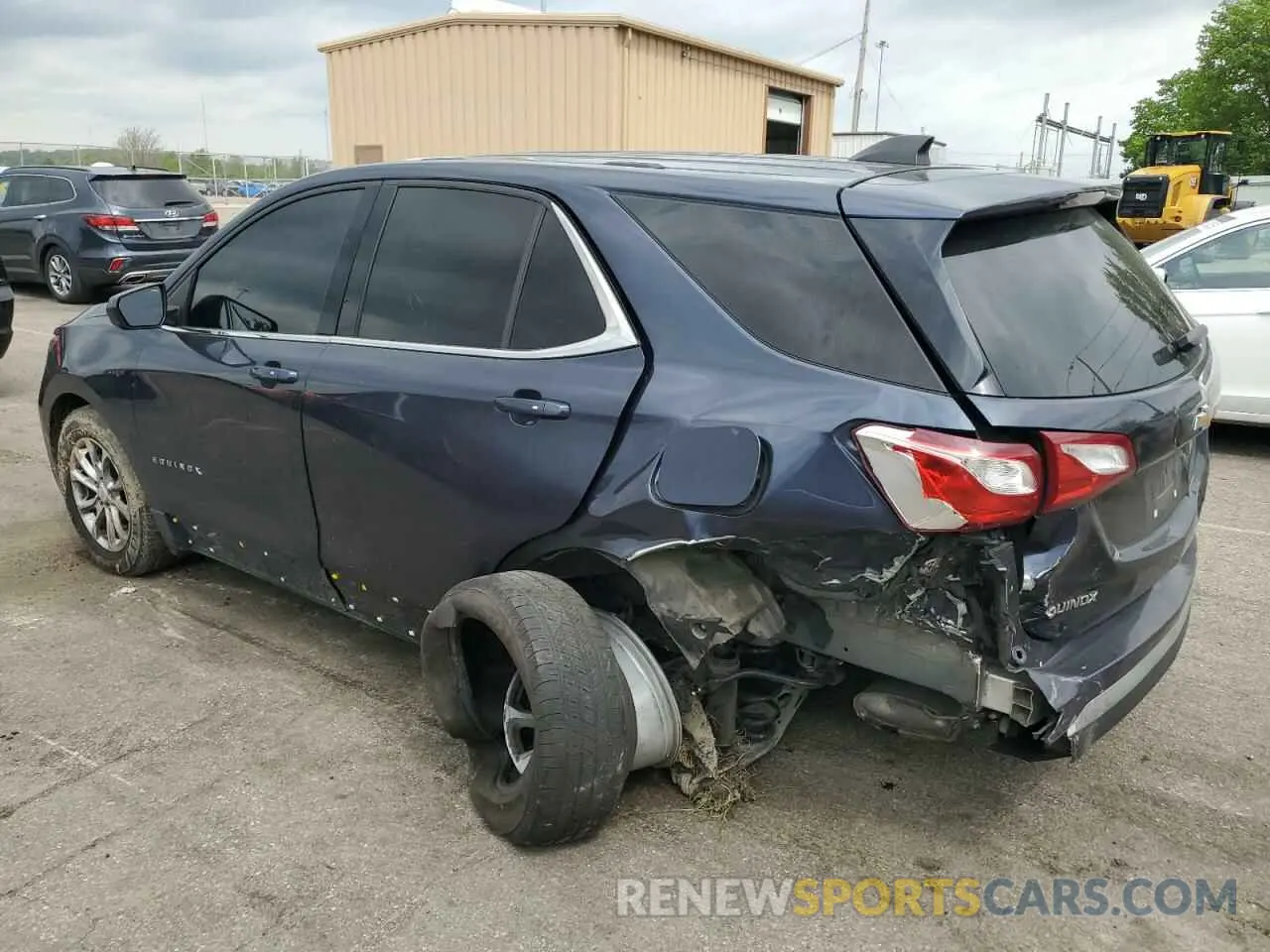 2 Photograph of a damaged car 3GNAXKEV7KS521526 CHEVROLET EQUINOX 2019