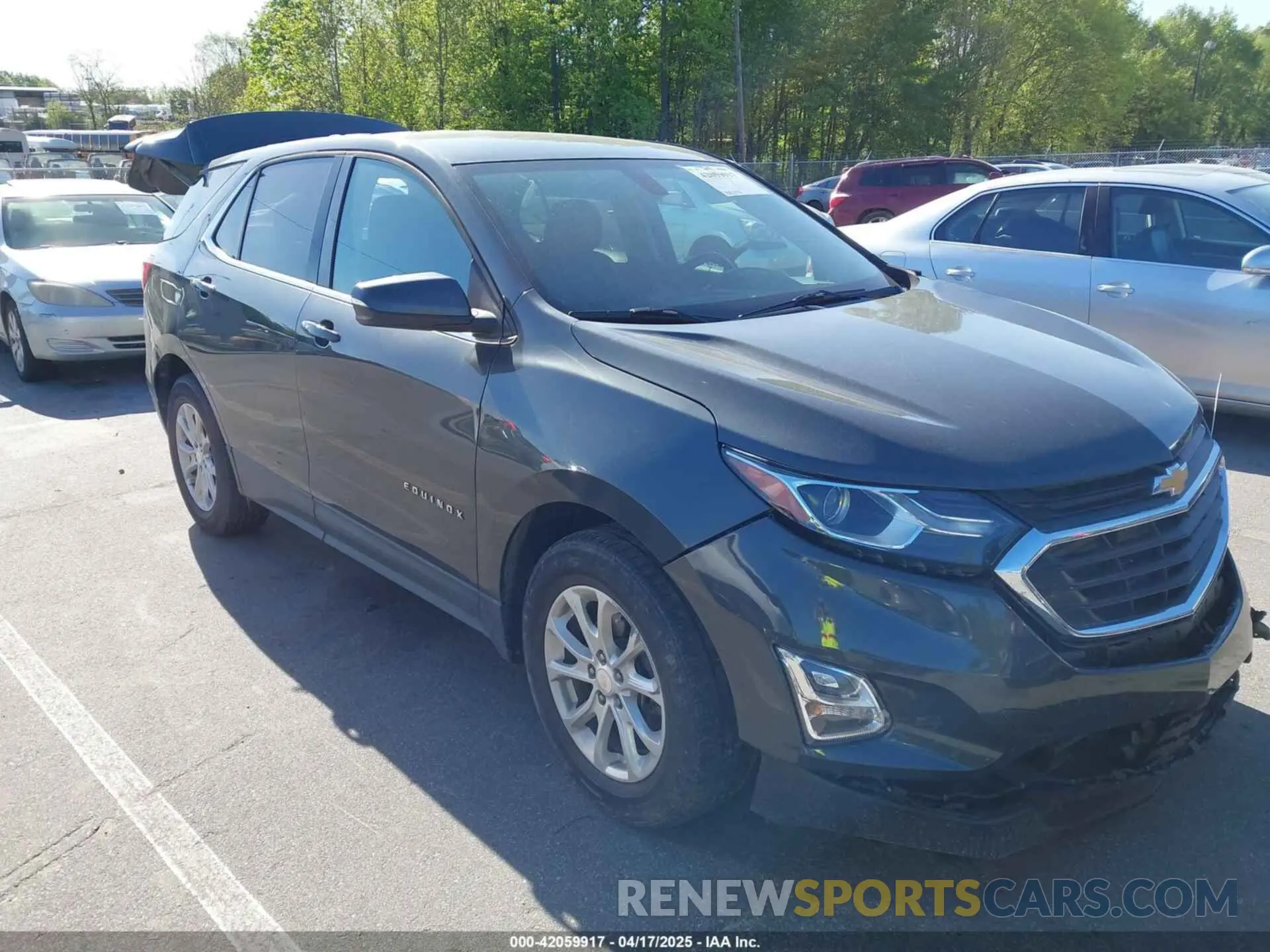 1 Photograph of a damaged car 3GNAXKEV7KS577515 CHEVROLET EQUINOX 2019