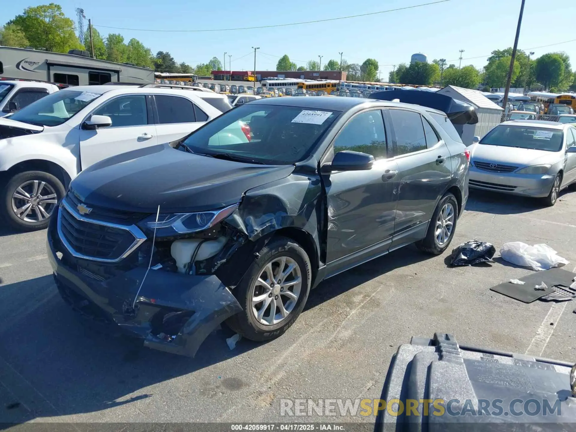 2 Photograph of a damaged car 3GNAXKEV7KS577515 CHEVROLET EQUINOX 2019