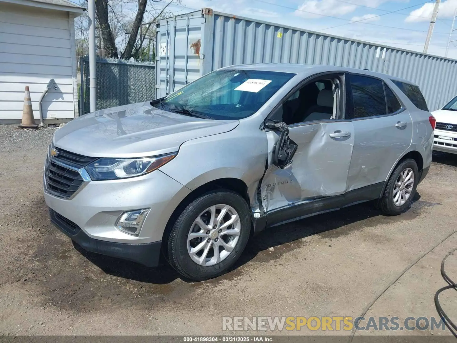 2 Photograph of a damaged car 3GNAXKEV8KL279162 CHEVROLET EQUINOX 2019