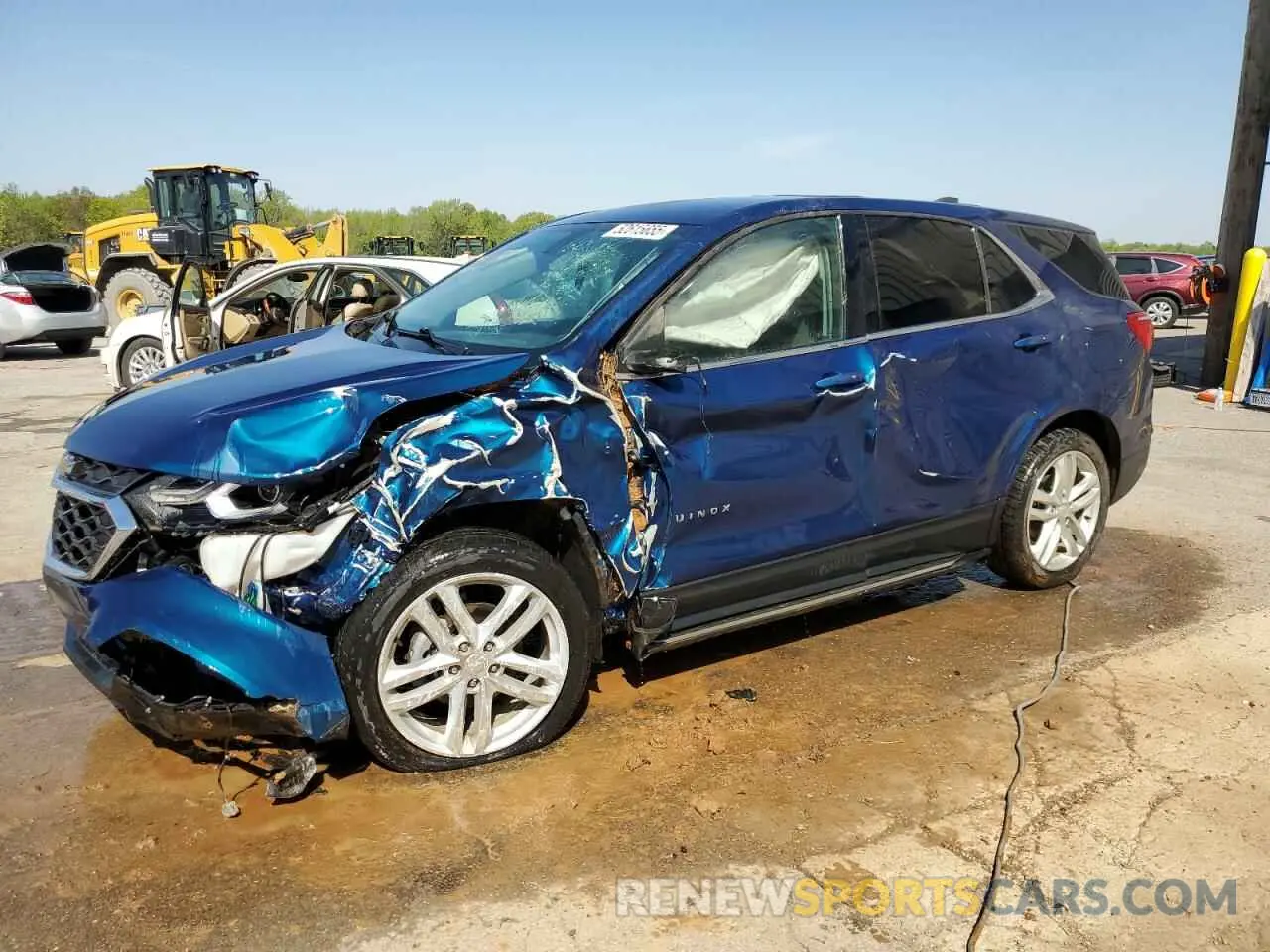 1 Photograph of a damaged car 3GNAXKEV8KL374823 CHEVROLET EQUINOX 2019