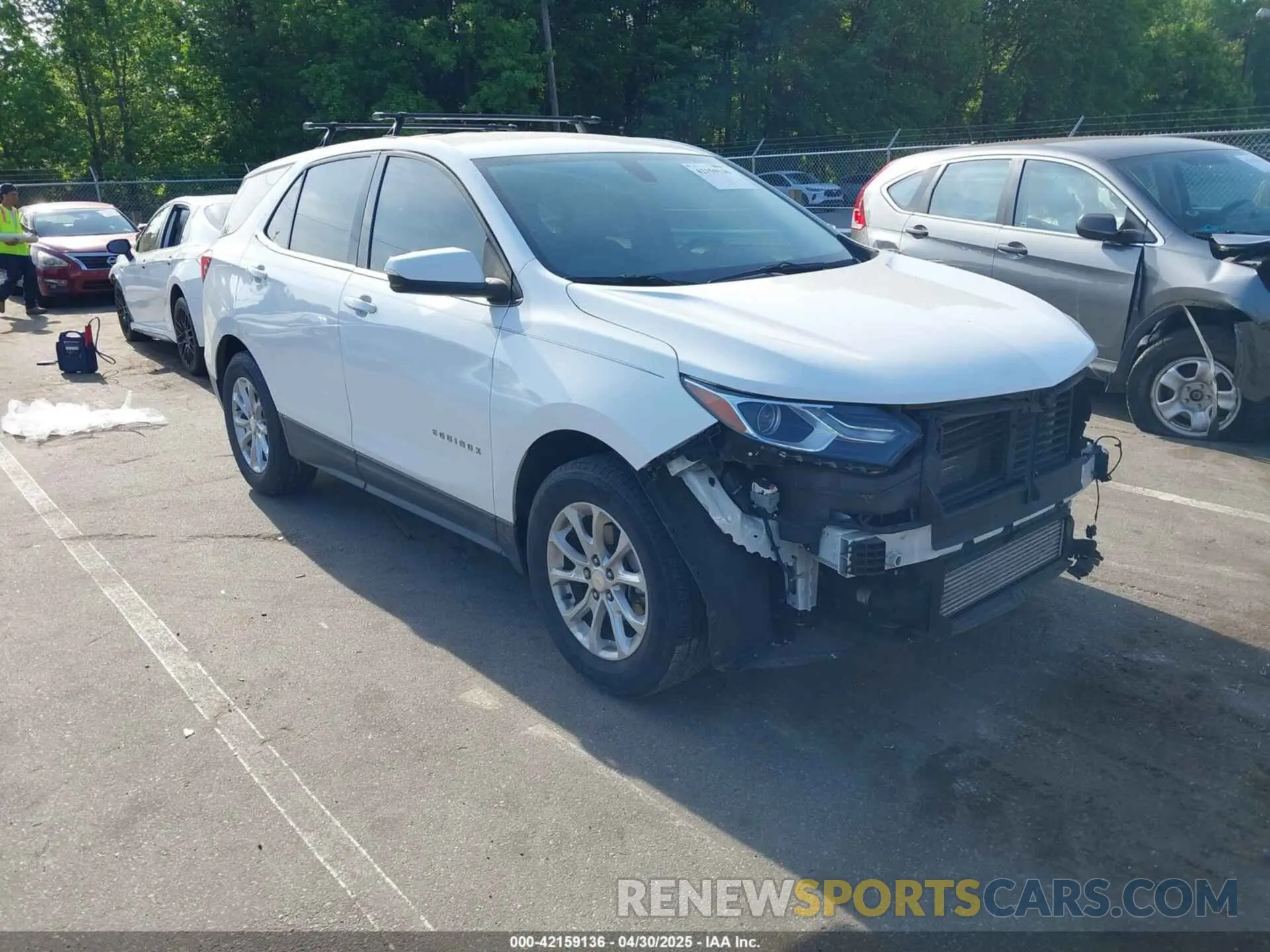 1 Photograph of a damaged car 3GNAXKEV8KS599992 CHEVROLET EQUINOX 2019