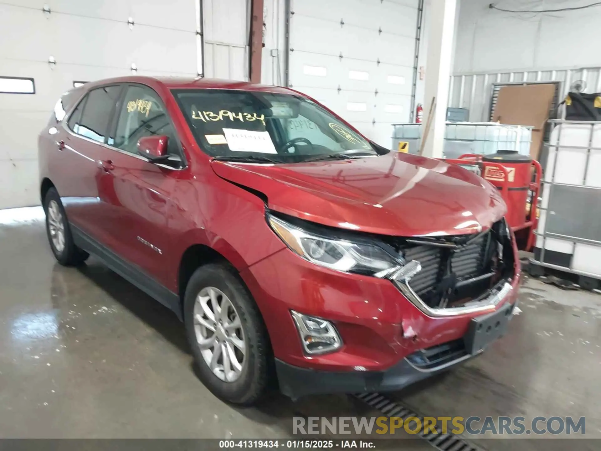 1 Photograph of a damaged car 3GNAXKEV8KS668387 CHEVROLET EQUINOX 2019