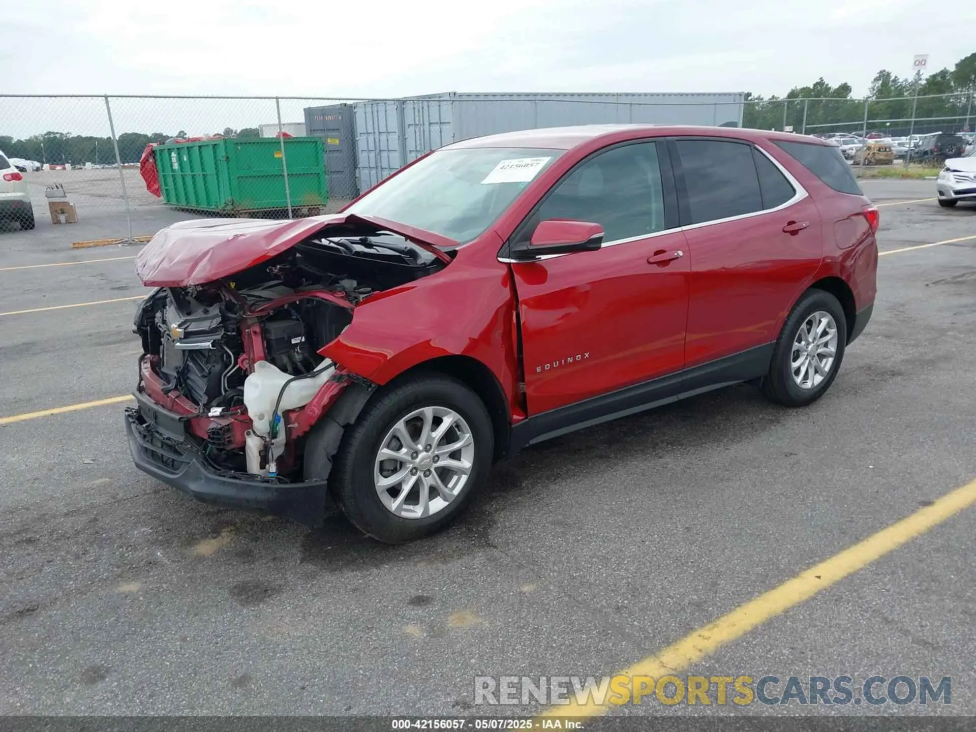 2 Photograph of a damaged car 3GNAXKEV8KS674187 CHEVROLET EQUINOX 2019