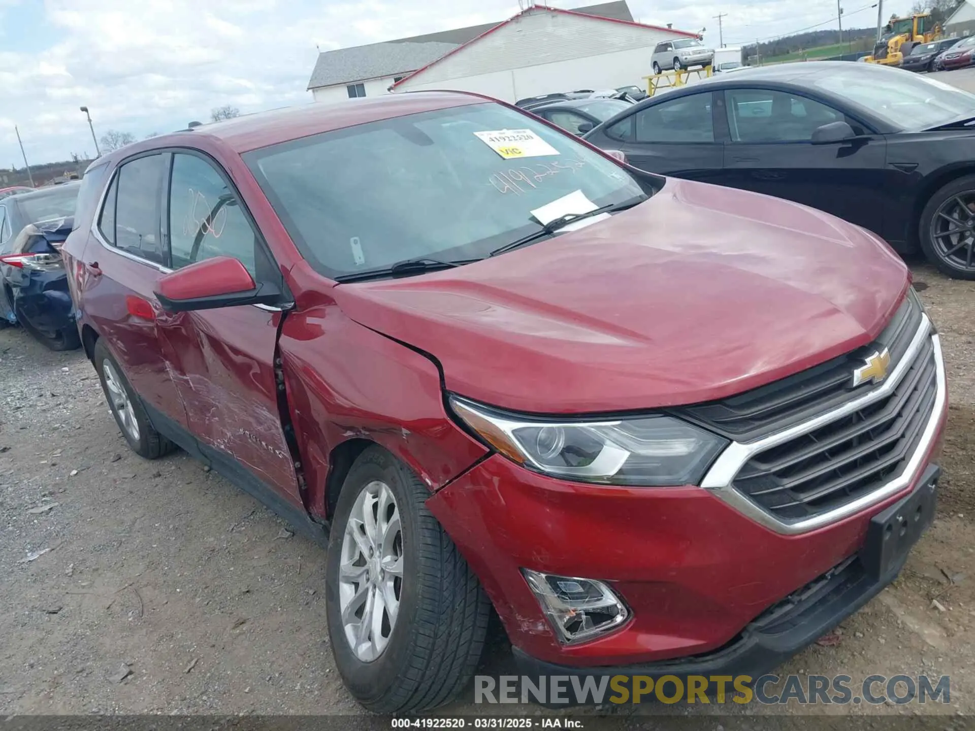 1 Photograph of a damaged car 3GNAXKEV9KL145180 CHEVROLET EQUINOX 2019