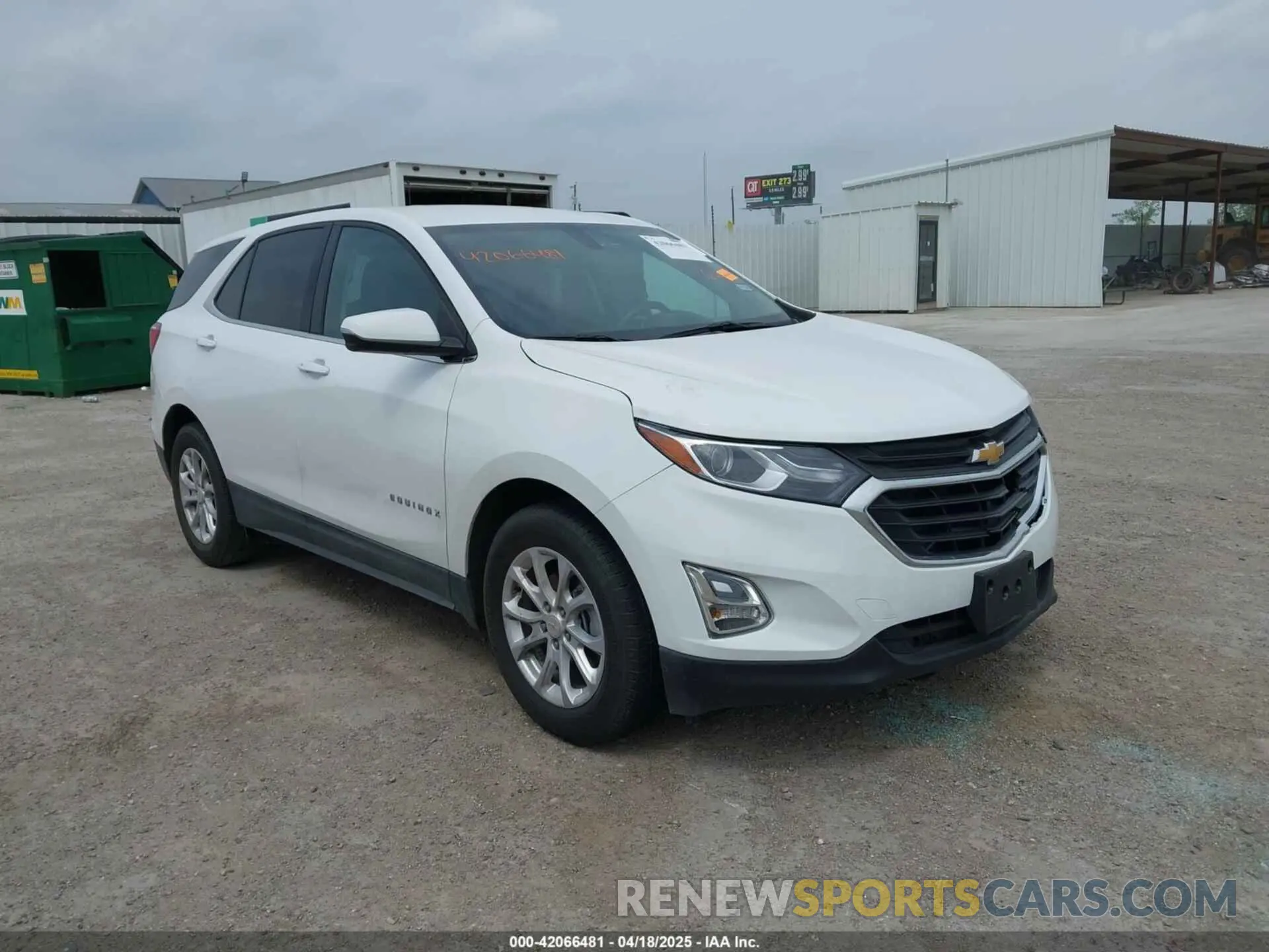 1 Photograph of a damaged car 3GNAXKEV9KL180494 CHEVROLET EQUINOX 2019