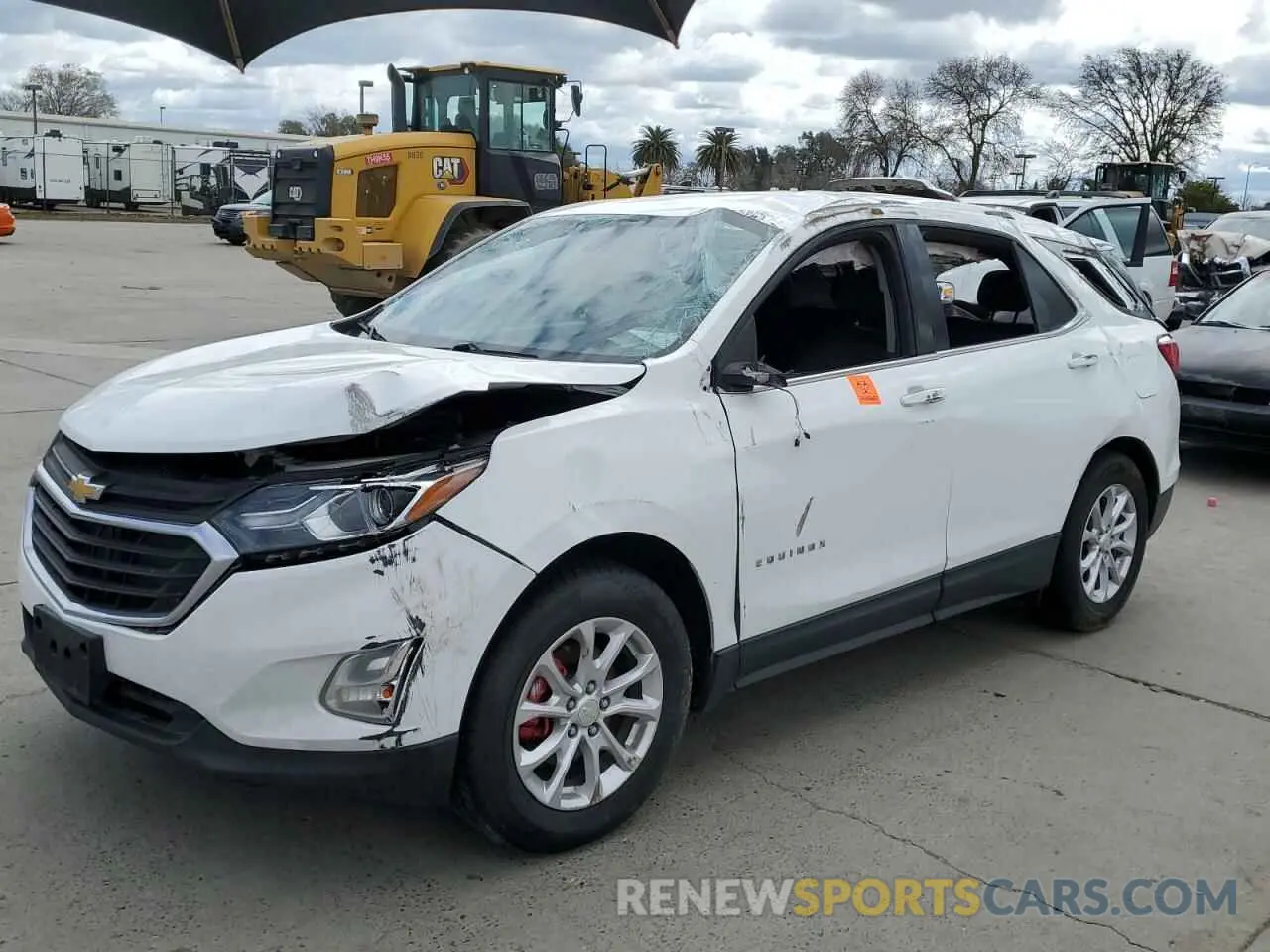 1 Photograph of a damaged car 3GNAXKEV9KS515548 CHEVROLET EQUINOX 2019