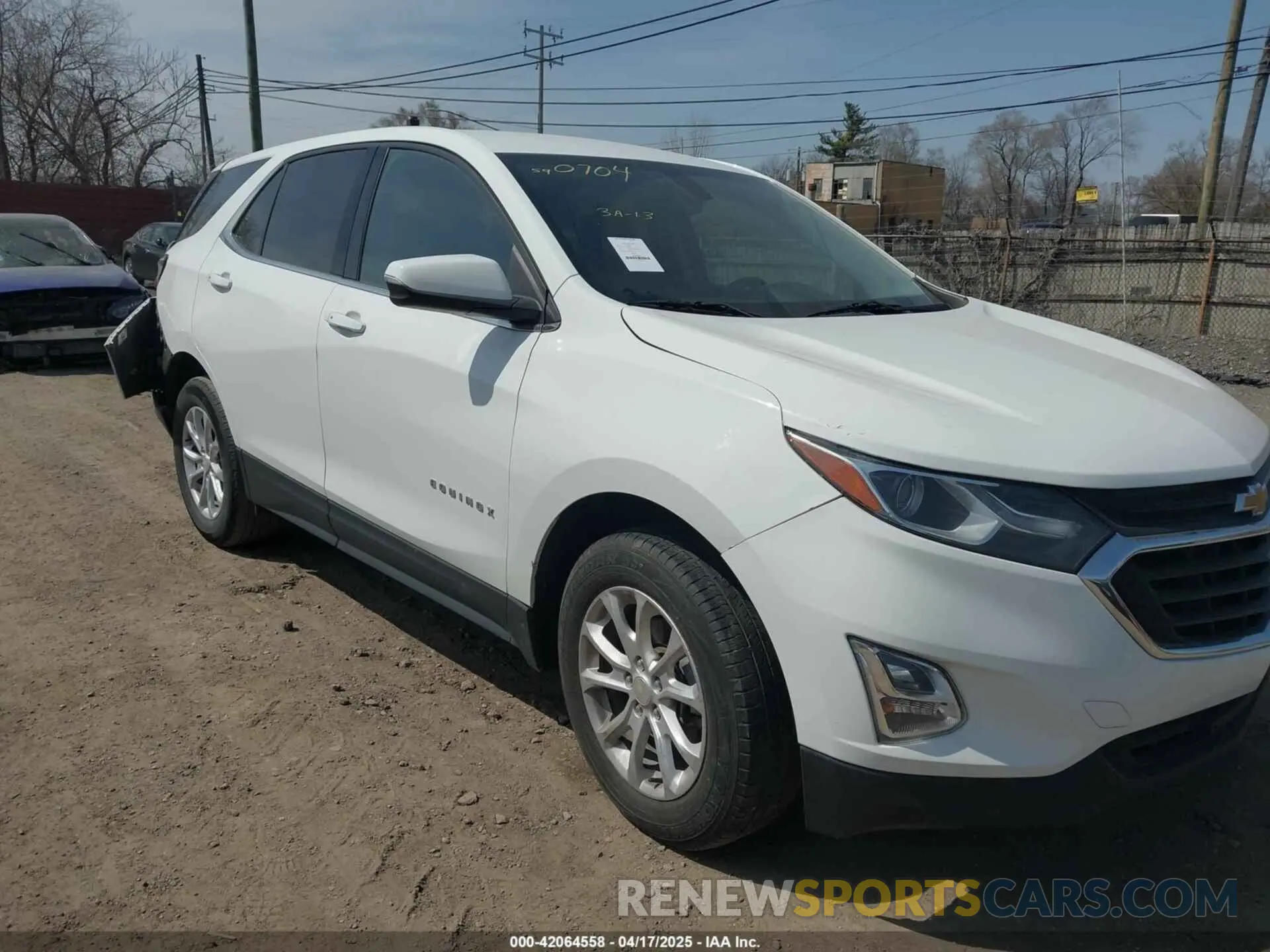 1 Photograph of a damaged car 3GNAXKEV9KS590704 CHEVROLET EQUINOX 2019