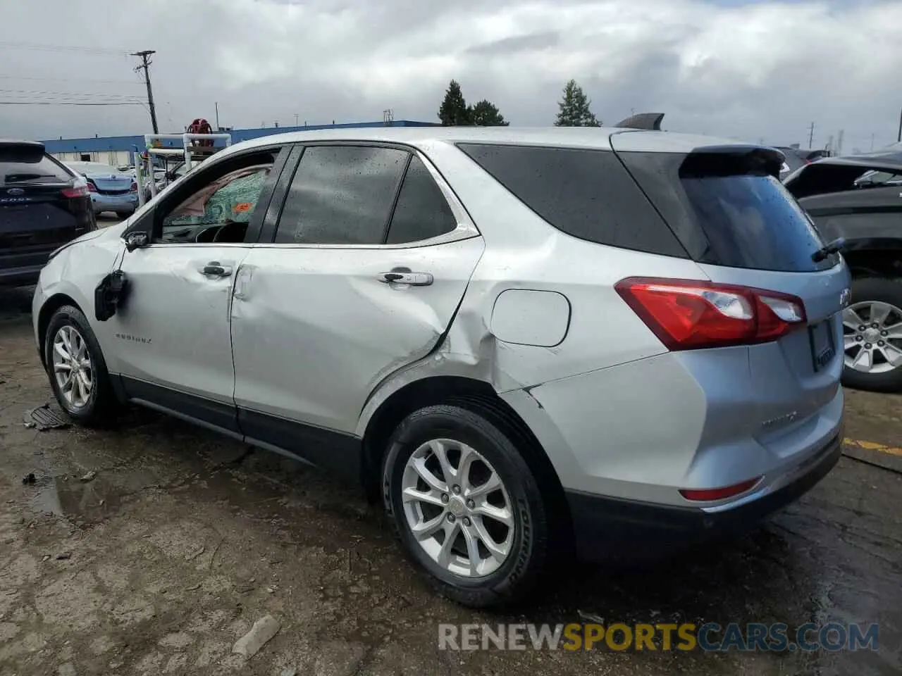 2 Photograph of a damaged car 3GNAXKEV9KS592534 CHEVROLET EQUINOX 2019