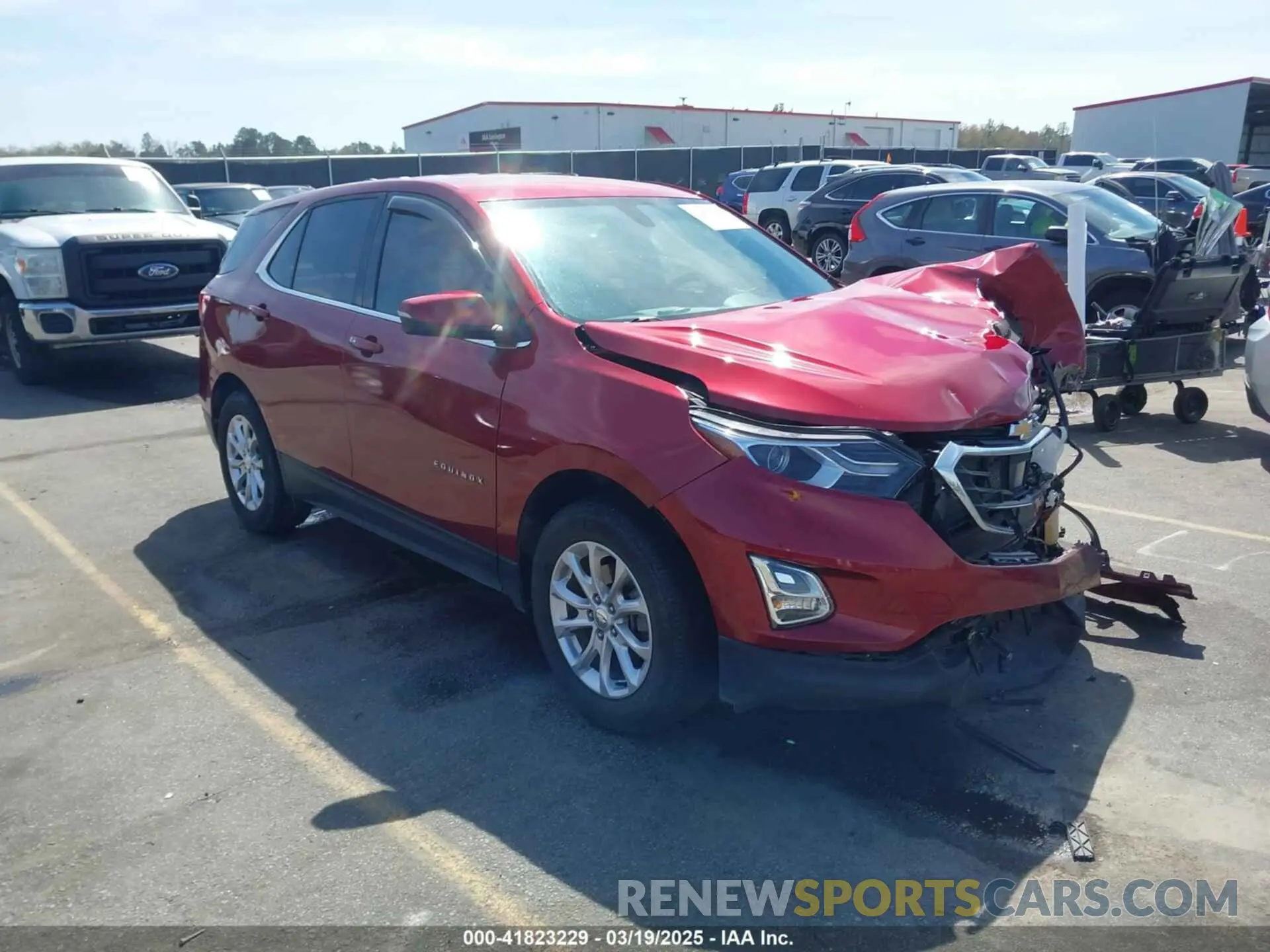 1 Photograph of a damaged car 3GNAXKEV9KS679513 CHEVROLET EQUINOX 2019