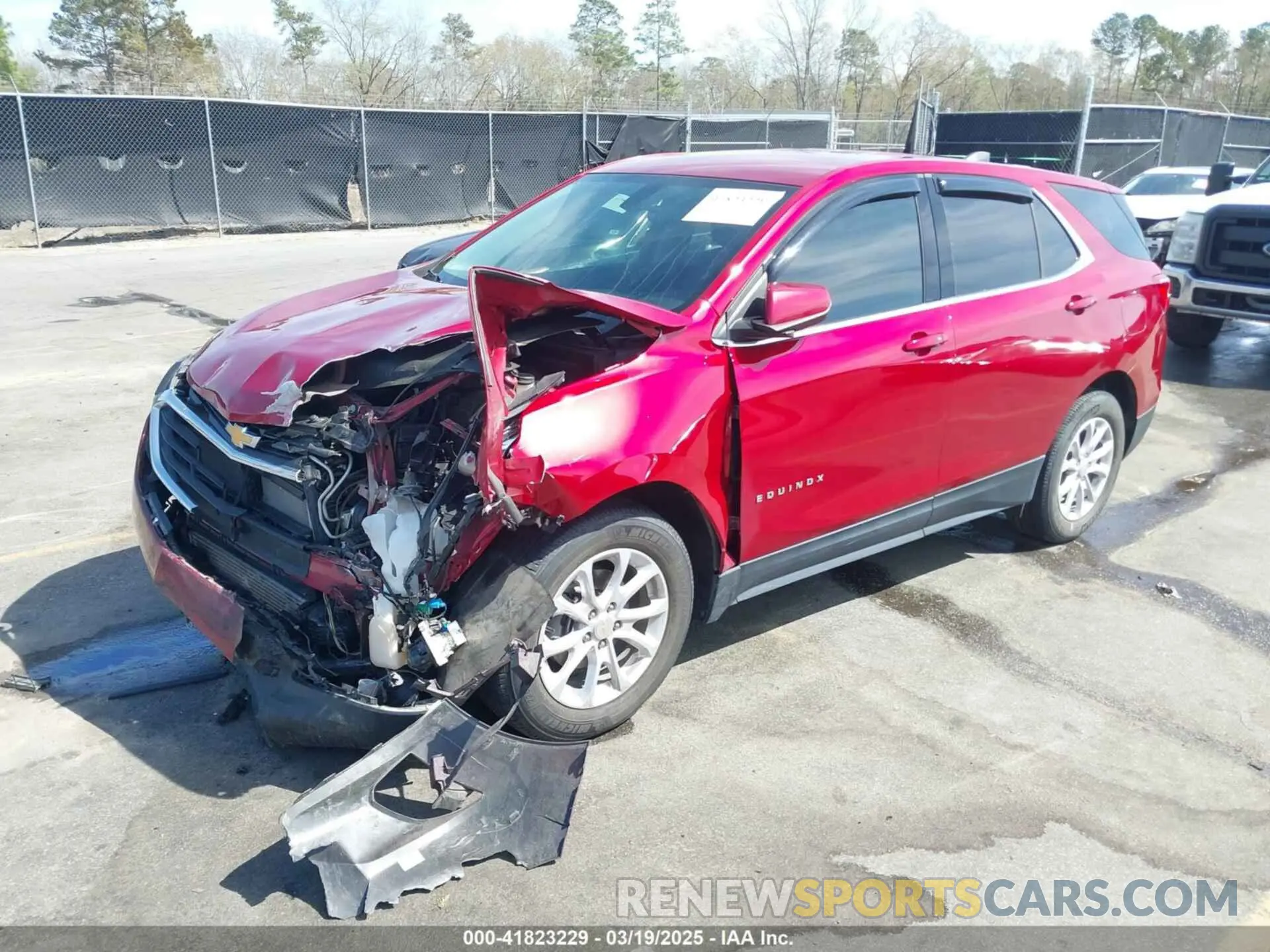 2 Photograph of a damaged car 3GNAXKEV9KS679513 CHEVROLET EQUINOX 2019