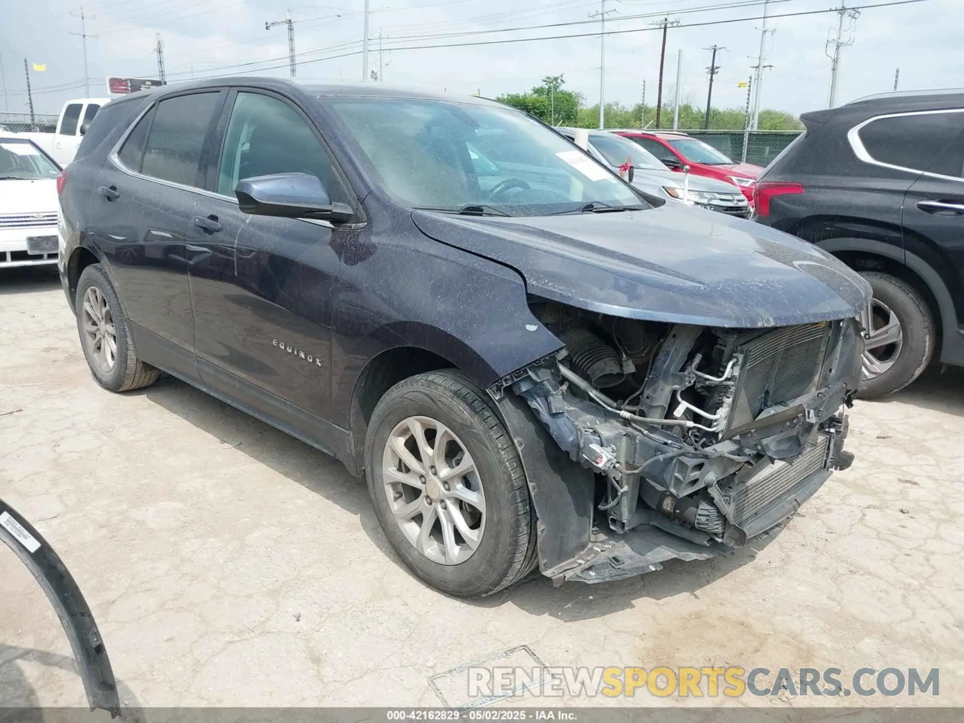 1 Photograph of a damaged car 3GNAXKEVXKS524596 CHEVROLET EQUINOX 2019