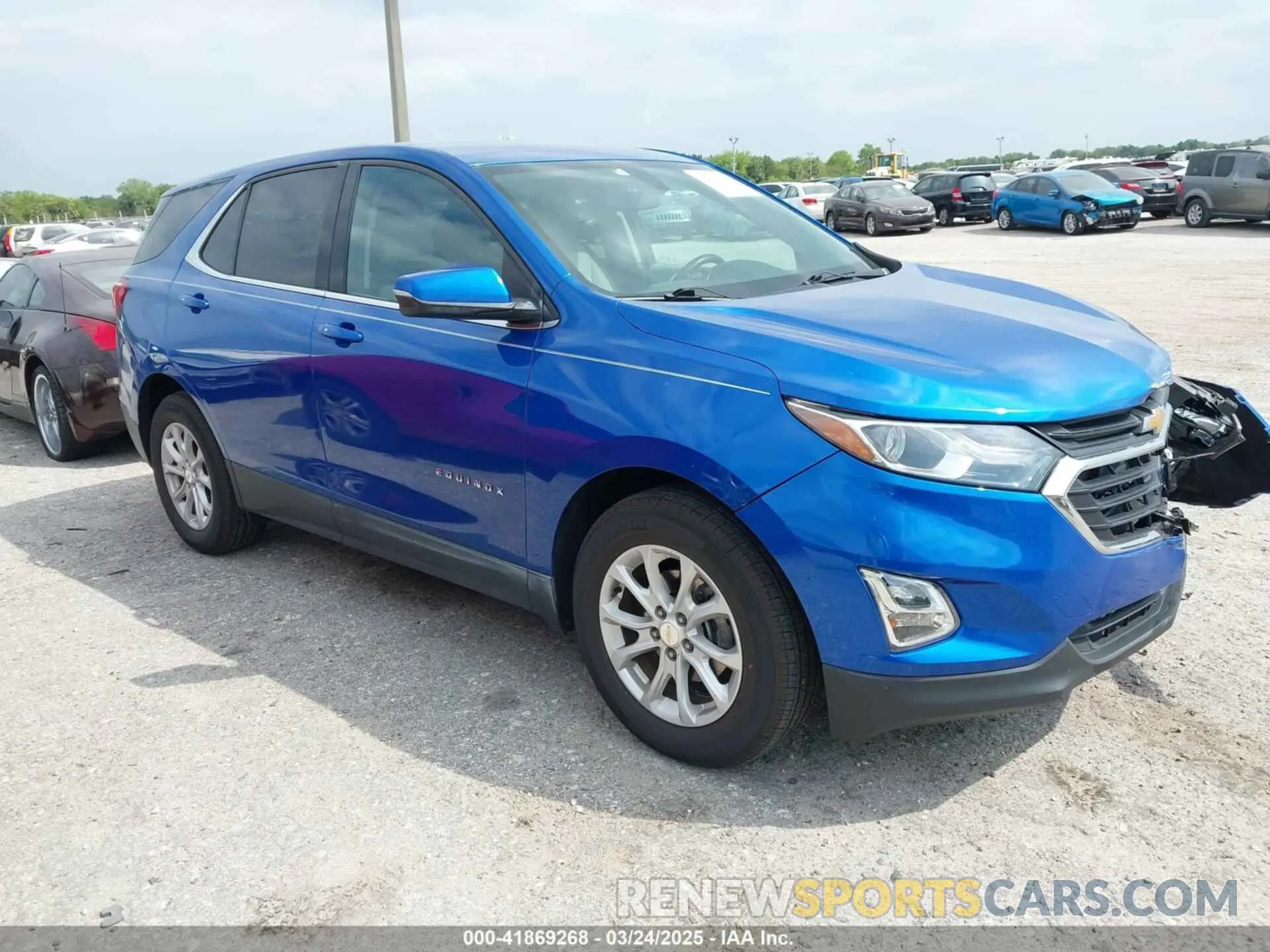 1 Photograph of a damaged car 3GNAXKEVXKS526087 CHEVROLET EQUINOX 2019