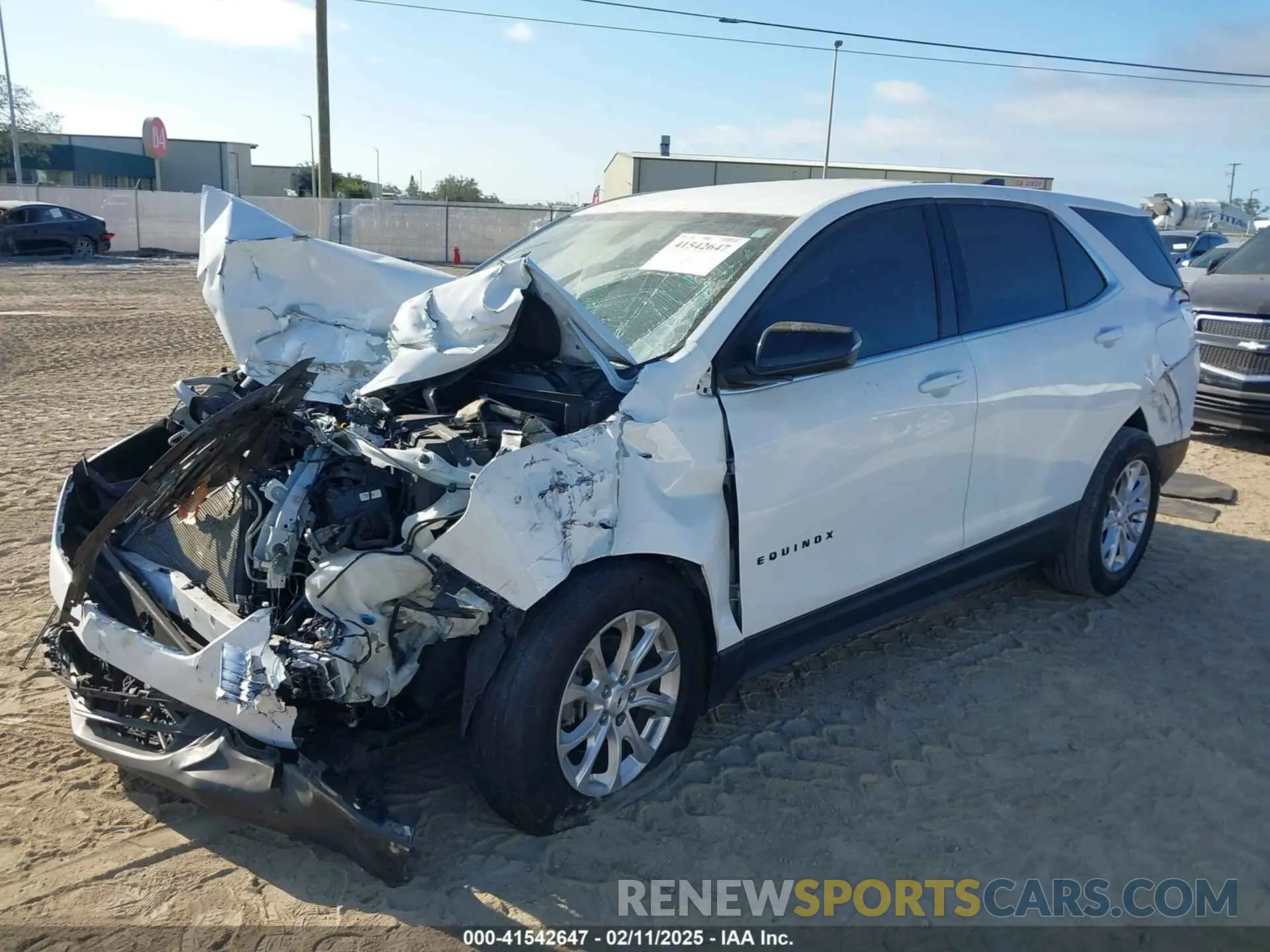 2 Photograph of a damaged car 3GNAXKEVXKS634144 CHEVROLET EQUINOX 2019