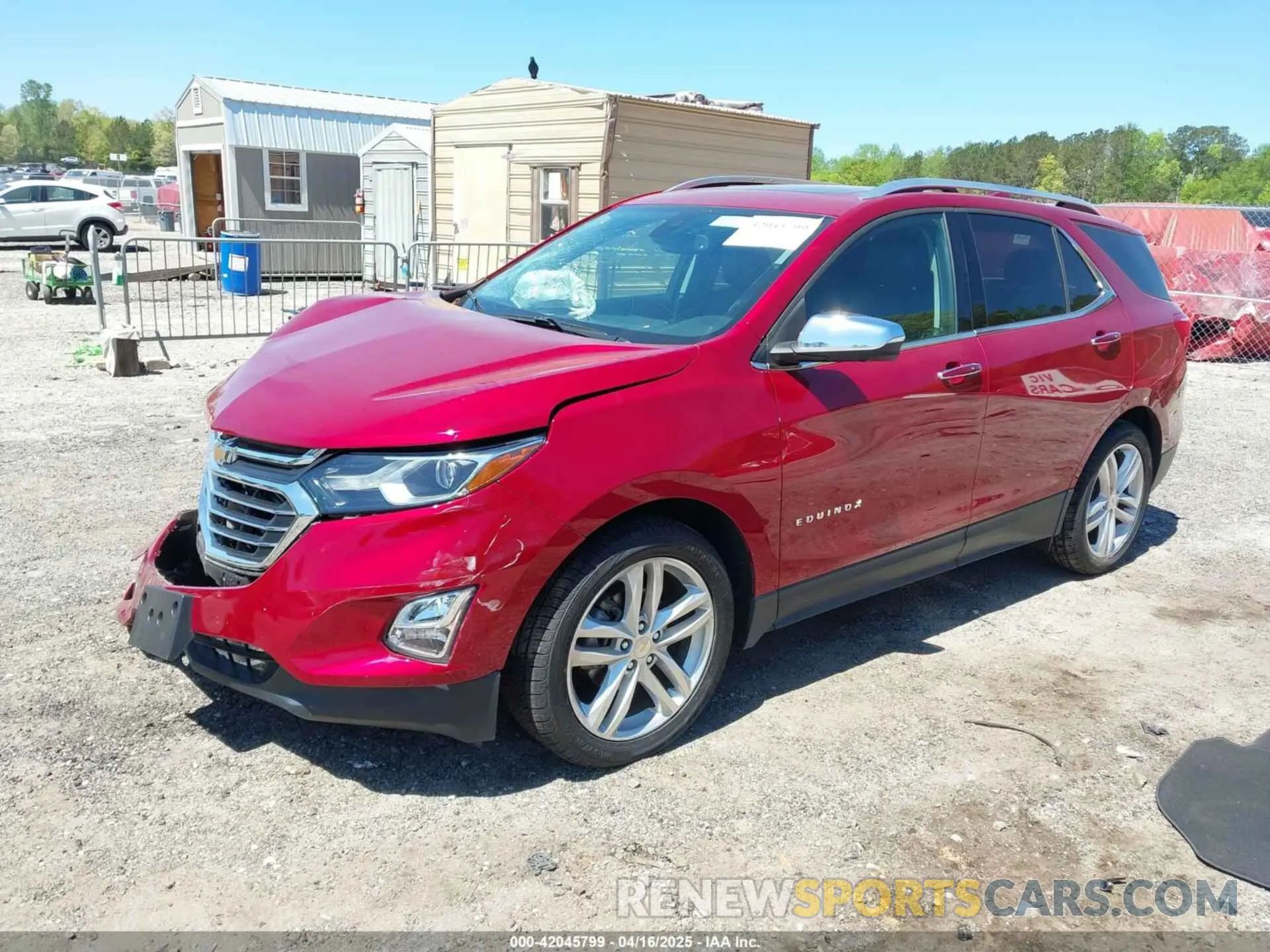 2 Photograph of a damaged car 3GNAXNEV0KS525631 CHEVROLET EQUINOX 2019