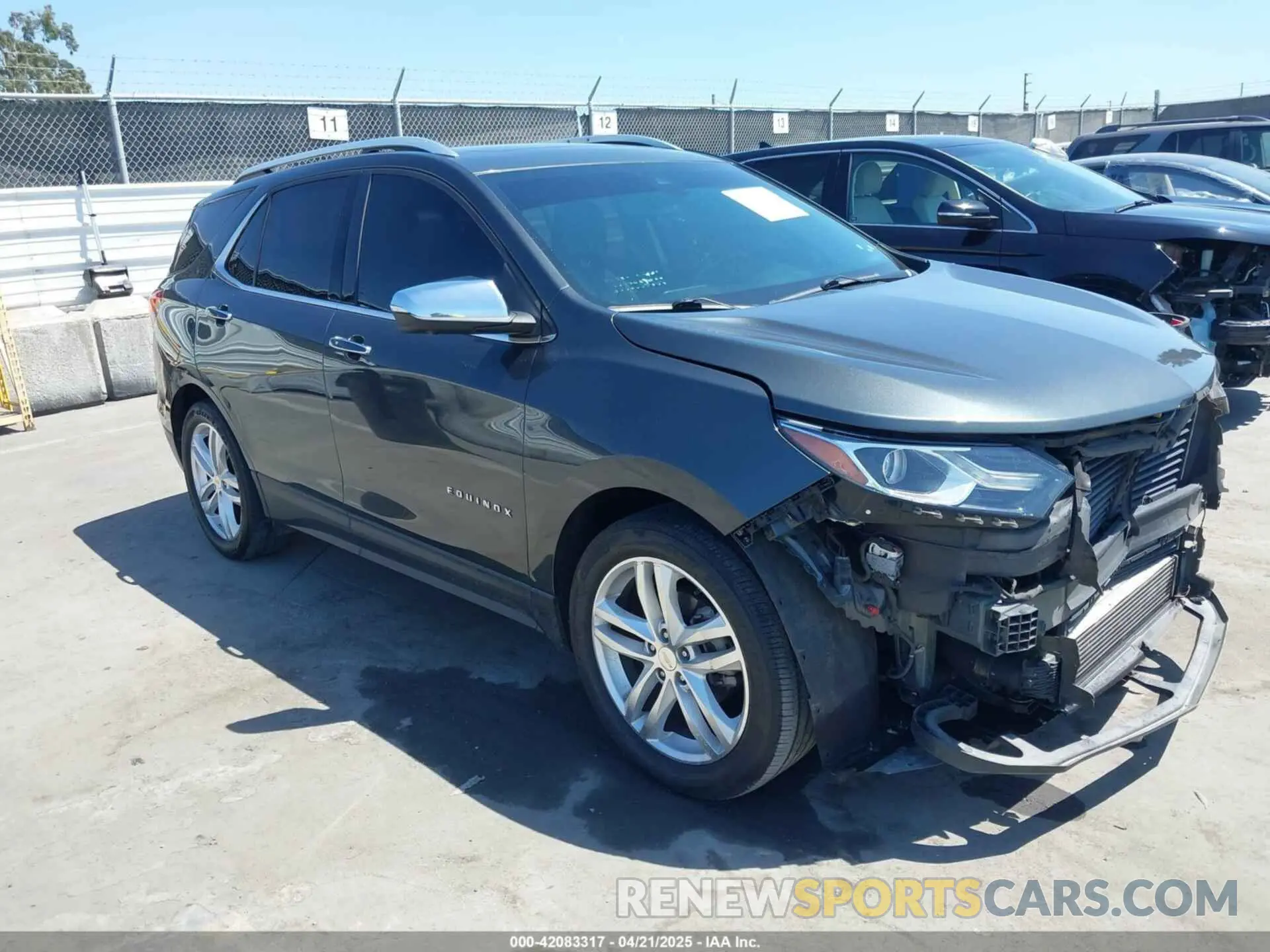 1 Photograph of a damaged car 3GNAXNEV0KS549069 CHEVROLET EQUINOX 2019