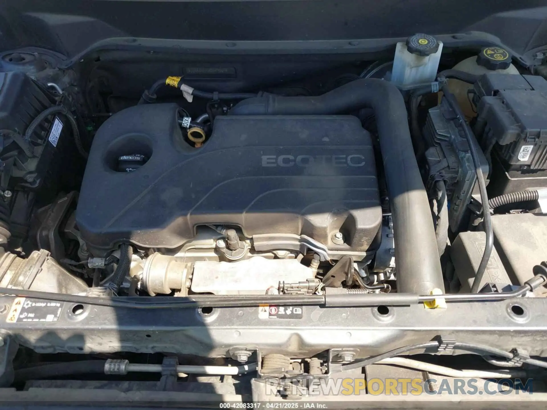 10 Photograph of a damaged car 3GNAXNEV0KS549069 CHEVROLET EQUINOX 2019